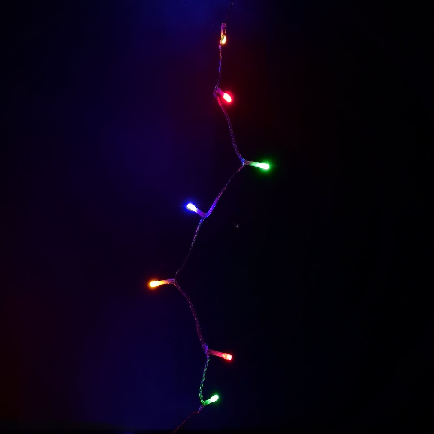 200 LED 16m Premier Christmas Outdoor 8 Function Lights Clear Wire in Multicoloured