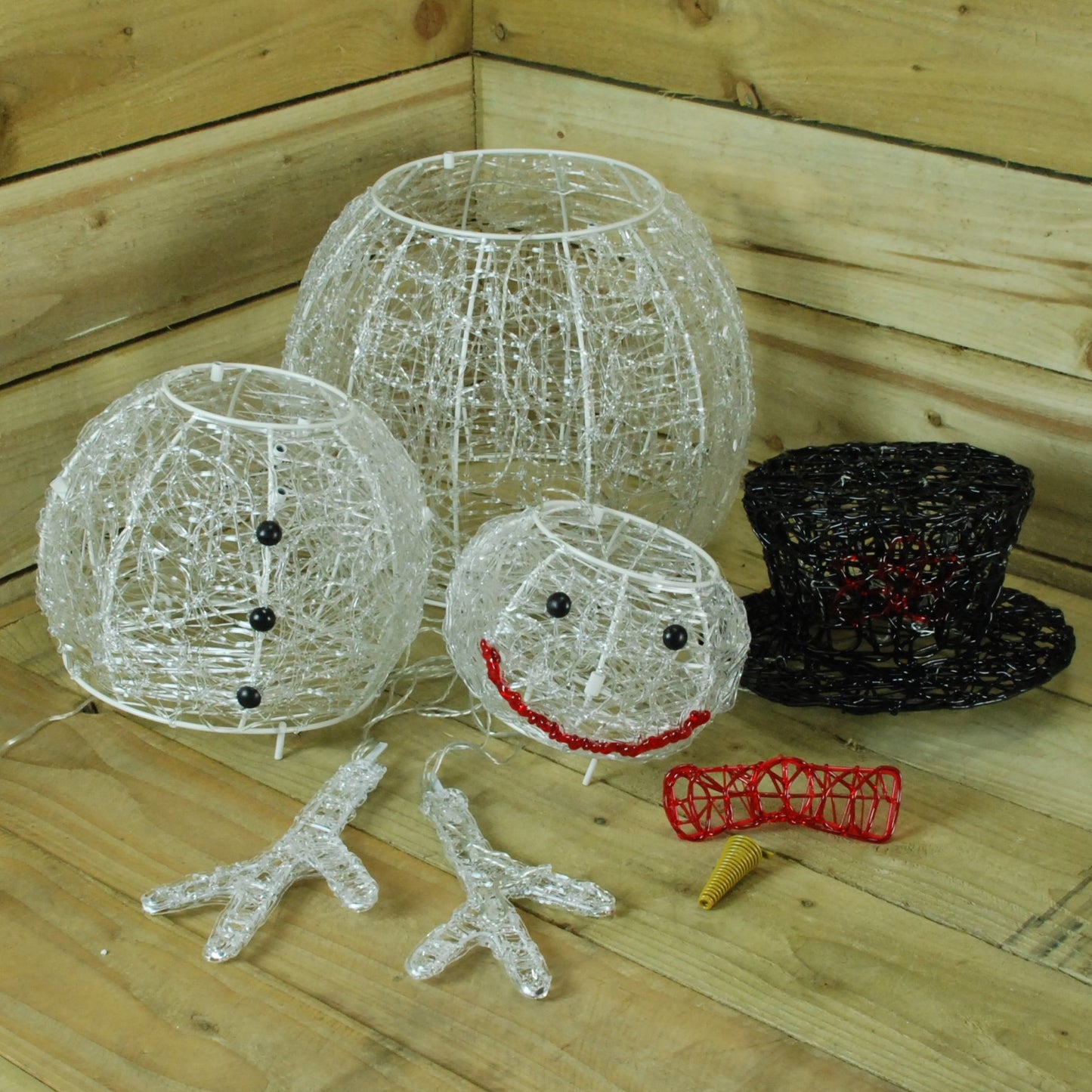 76cm Acrylic Snowman with 88