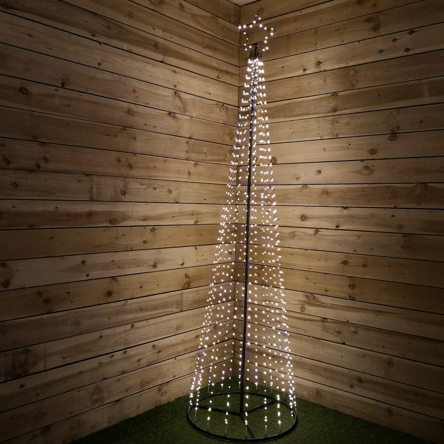 Snowtime Christmas 2.5m Maypole Tree 884 Flashing Wire Lights