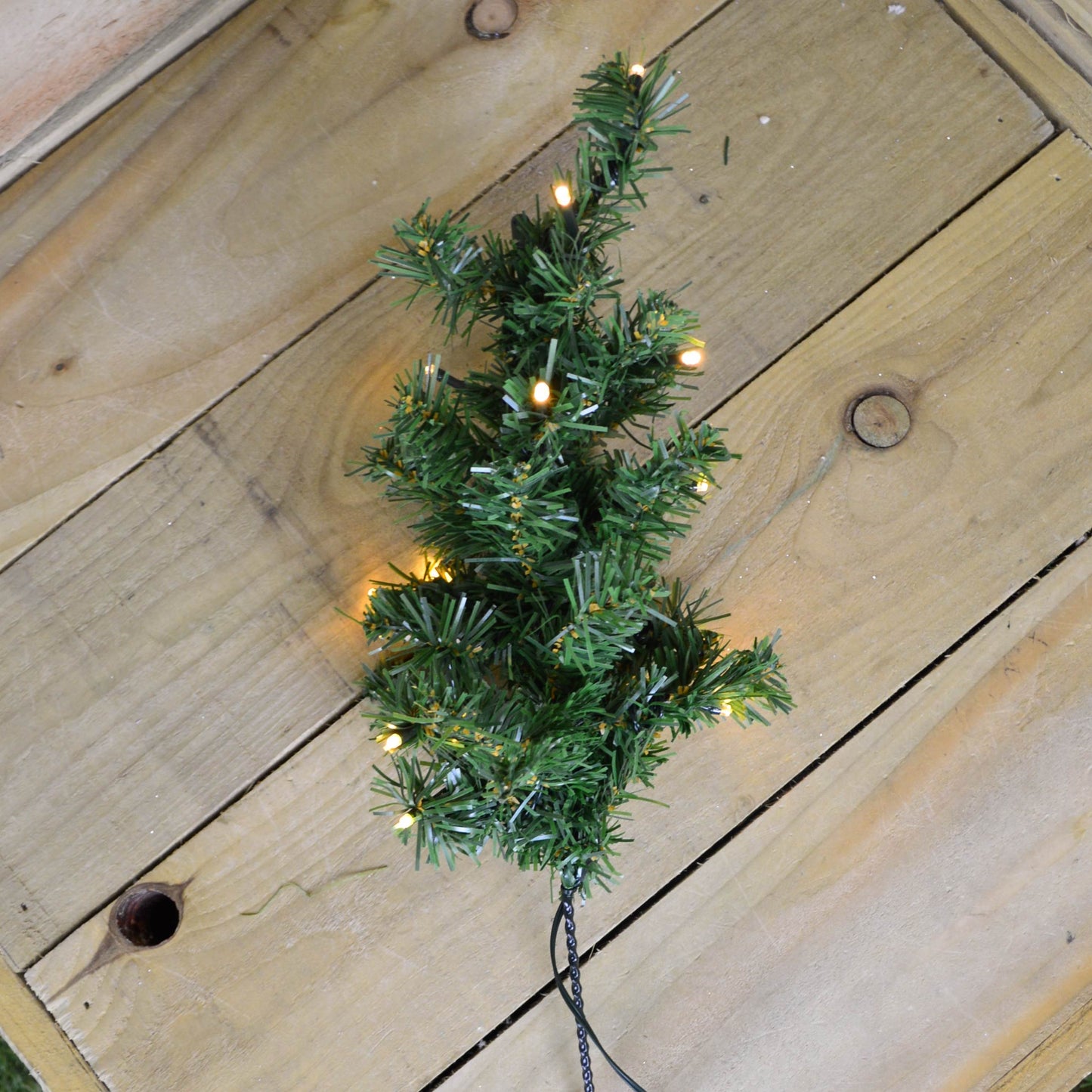 3 Pack of 6 (18) 30cm LED Lit Premier Christmas Tree Path Lights (15 LEDs Per Tree)