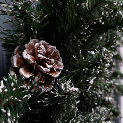 Premier Rocky Mountain Snow Tipped Christmas Wreath 50cm