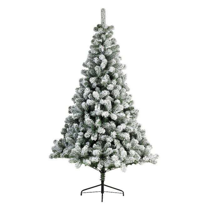 5ft Snowy Imperial Pine White Green Fir Artificial Christmas Tree