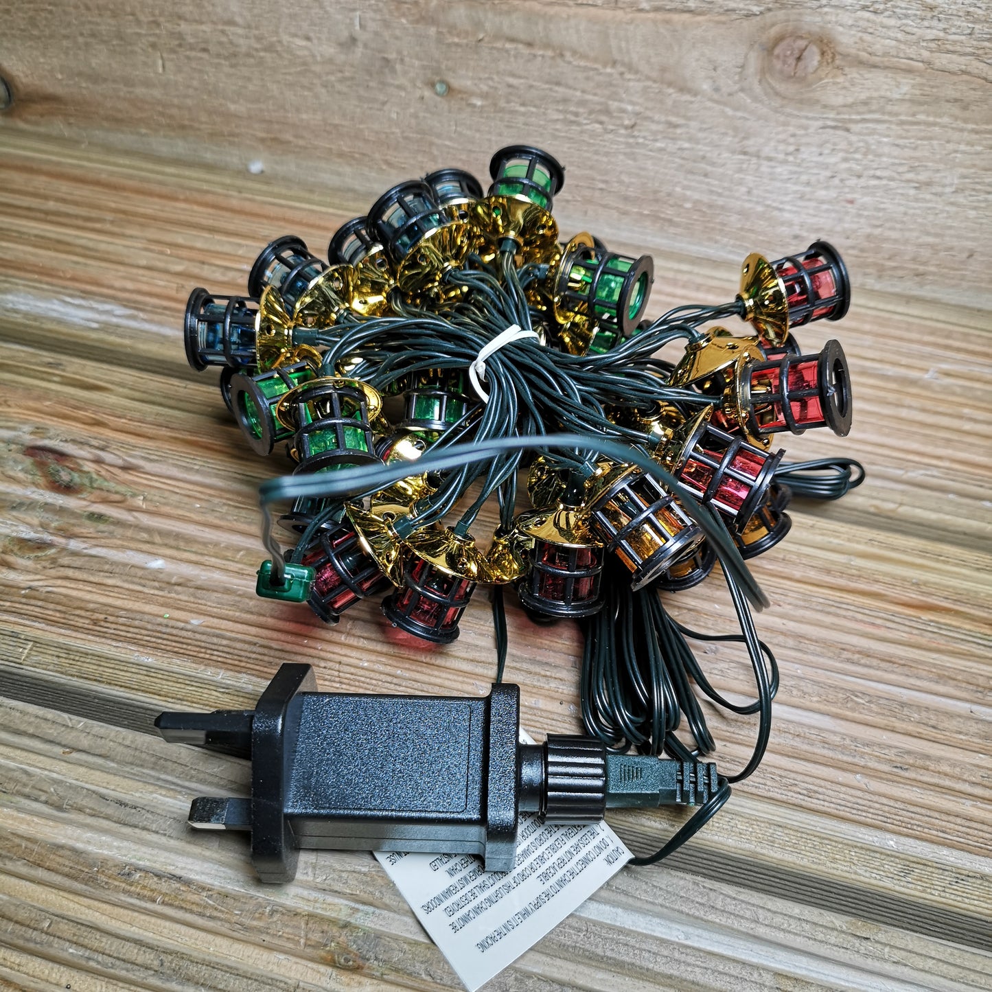 40 LED 4m Indoor Outdoor LED Palace Cage Christmas Lights in Multicoloured