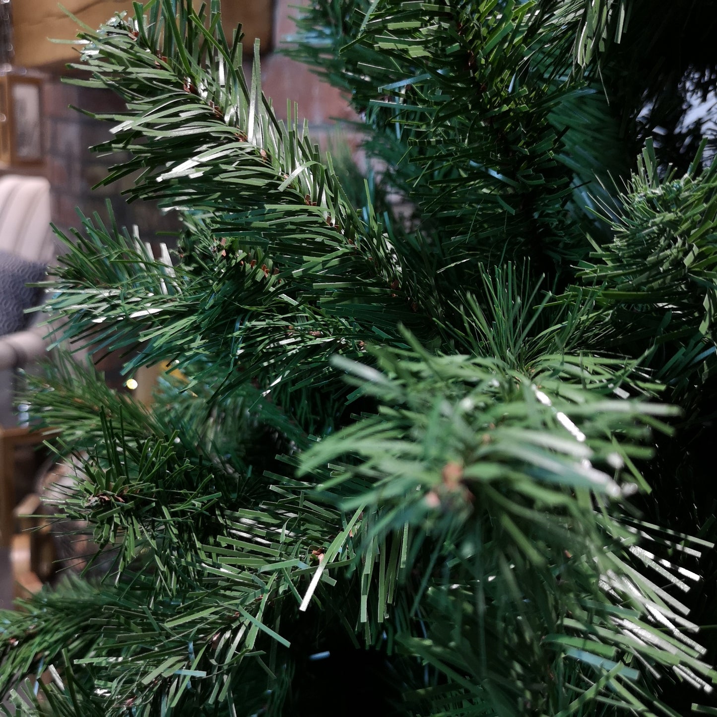 Carson Spruce Green Hinged Festive Luxury Christmas Tree