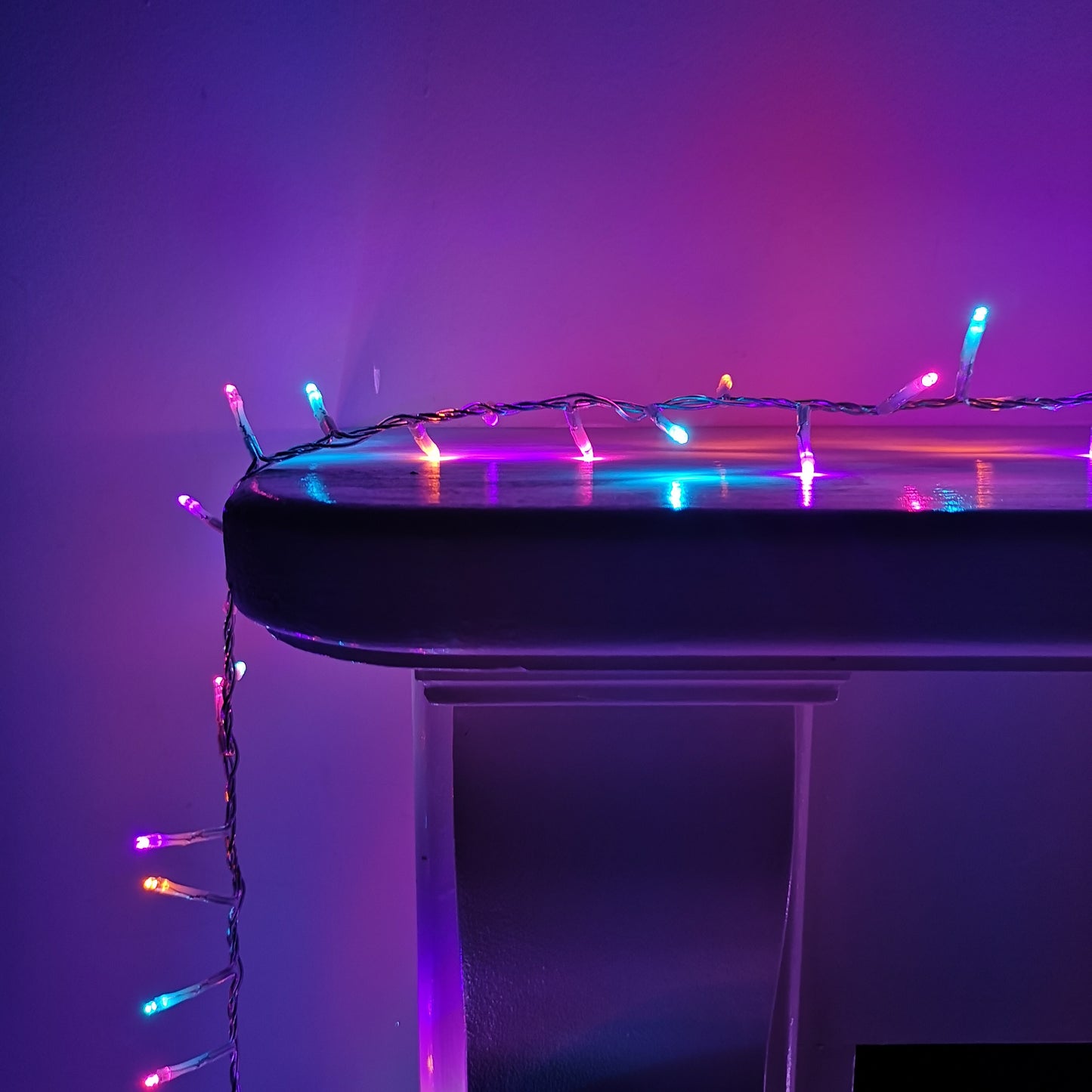 1000 LED 25m Premier TreeBrights Indoor Outdoor Christmas Multi Function Mains Operated String Lights with Timer & Clear Cable in Rainbow