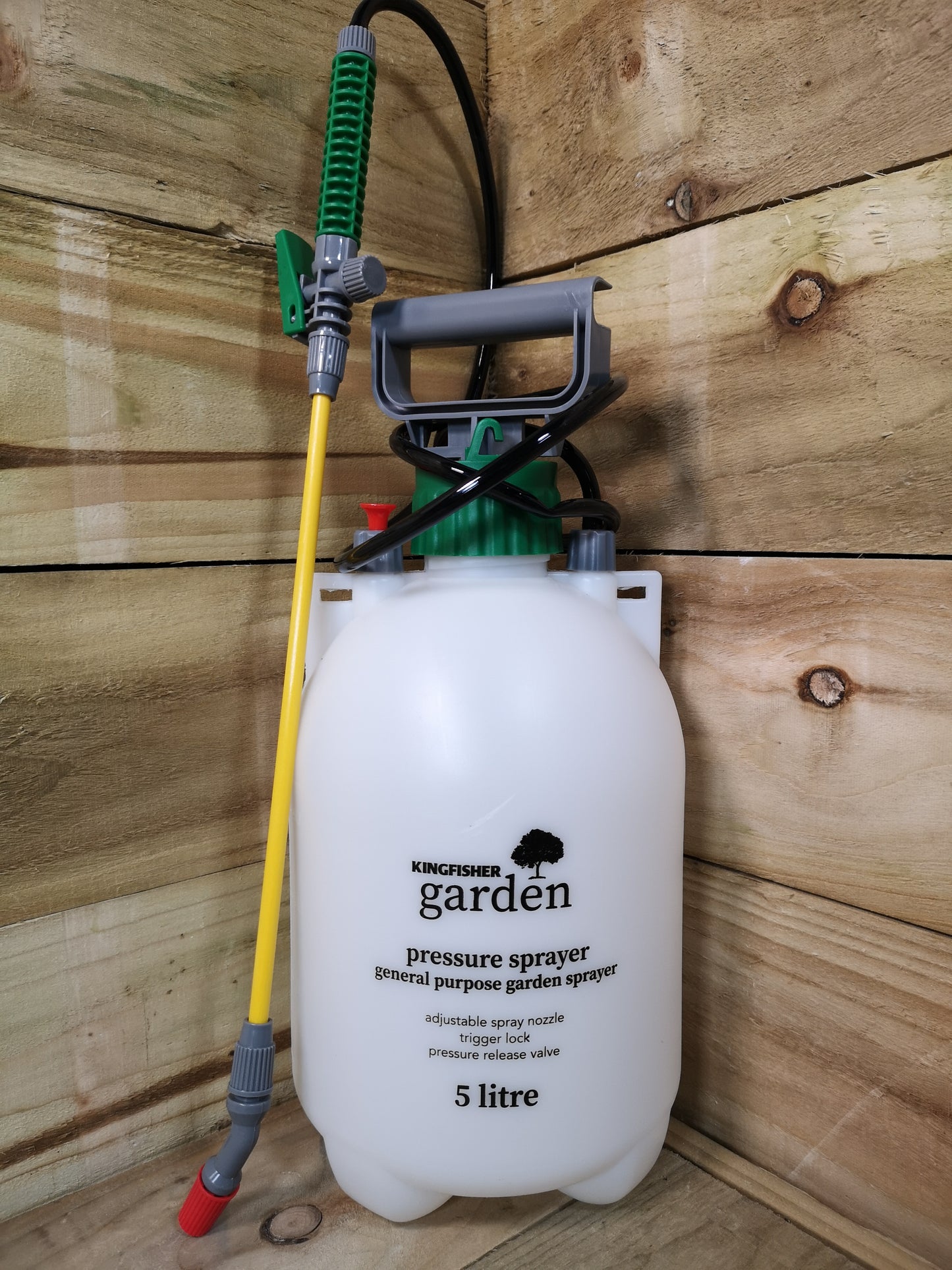 5 Litre Garden Pressure Sprayer with Shoulder Strap for Weeds / Fertiliser