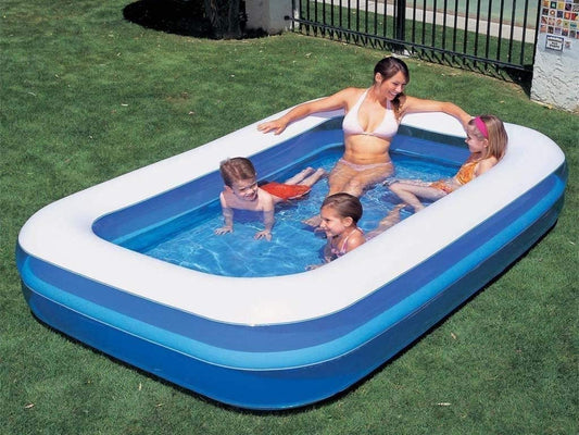 2m x 1.5m Giant Rectangular Inflatable Garden Kids / Family Paddling Pool 1024