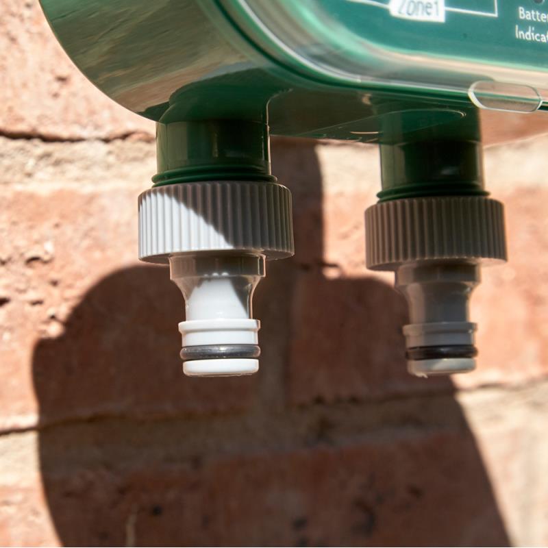 Deluxe Twin Outlet Electric Automatic Garden Watering Timer Clock