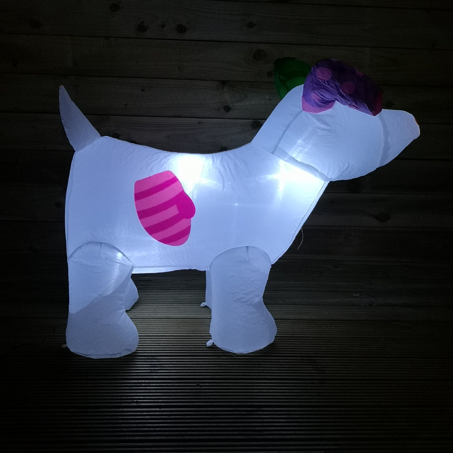 85cm The Snowman And The Snowdog Indoor Outdoor Light Up Christmas Inflatable