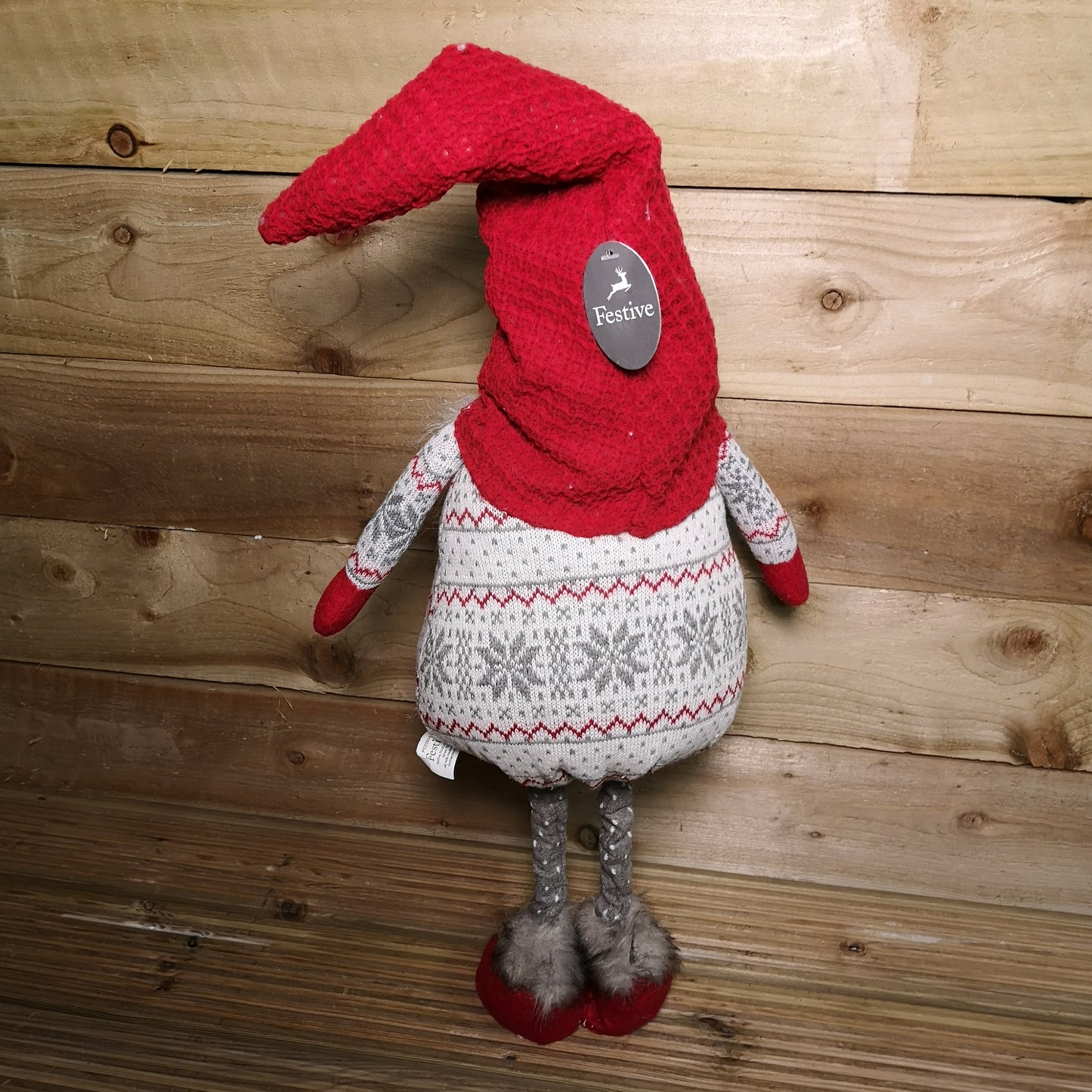 70cm Standing Gonk with Extendable Legs Christmas Decoration