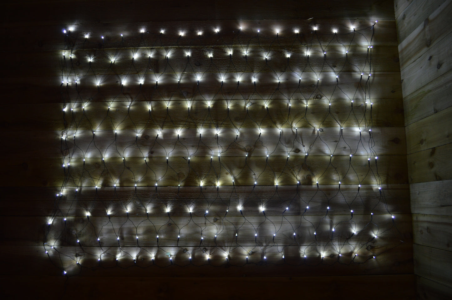 Premier 3.5m x 1.2m 360 LED Multi Action Christmas Net Window Light - Cool White