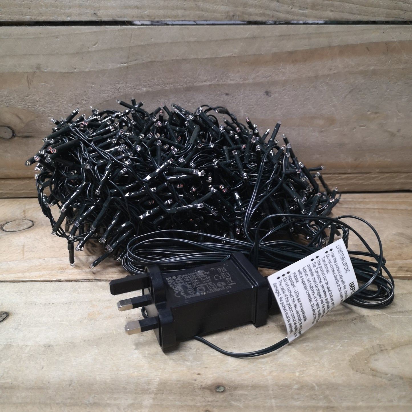 500 LED 12.5m Premier TreeBrights Indoor Outdoor Christmas Multi Function Mains Operated String Lights with Timer in Red & Vintage Gold