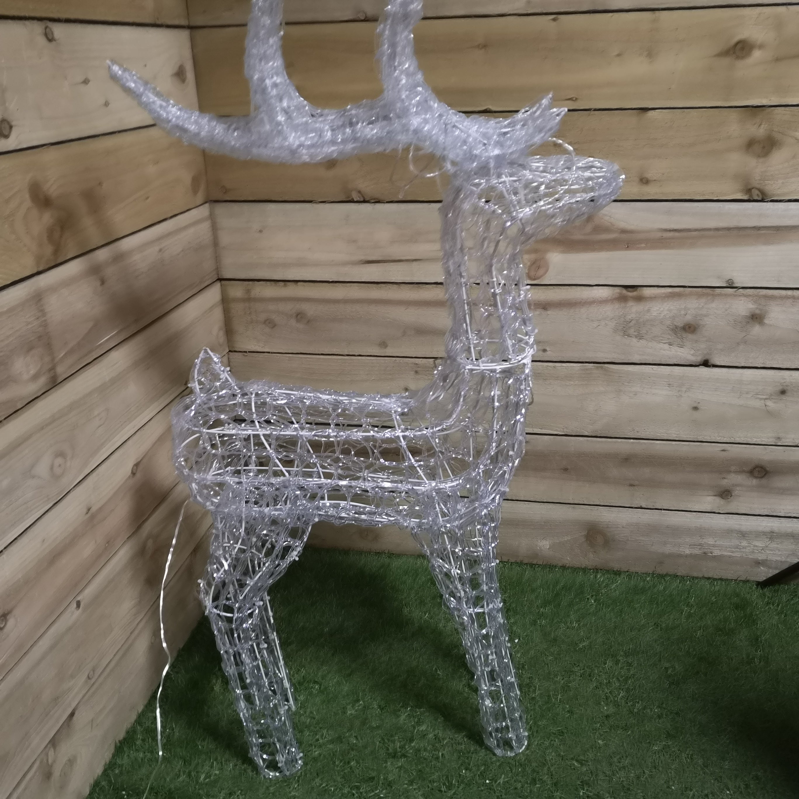 Premier  1.15M Lit Soft Acrylic Christmas Reindeer with 160 Multi LED