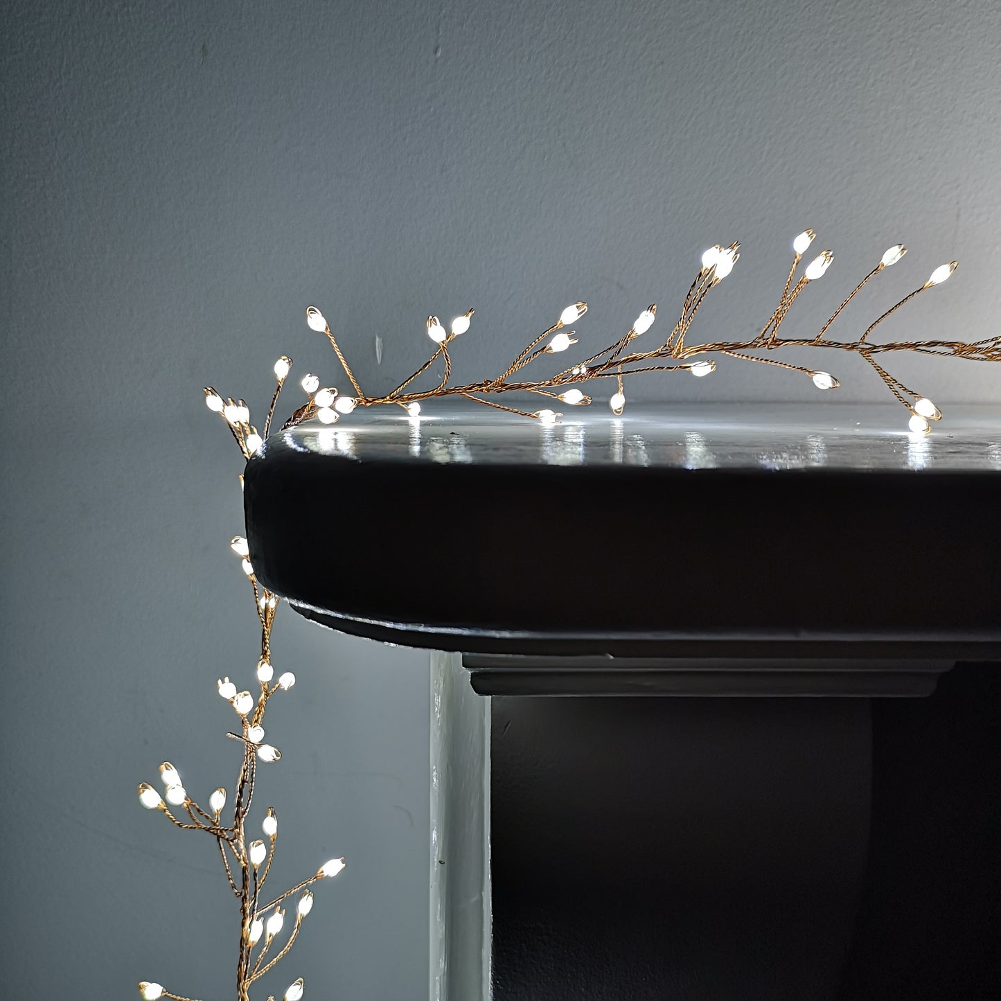 Premier Indoor Outdoor Multi Function Christmas Cluster Lights with Timer on Rose Gold Pin Wire in Choice of Size & Colour