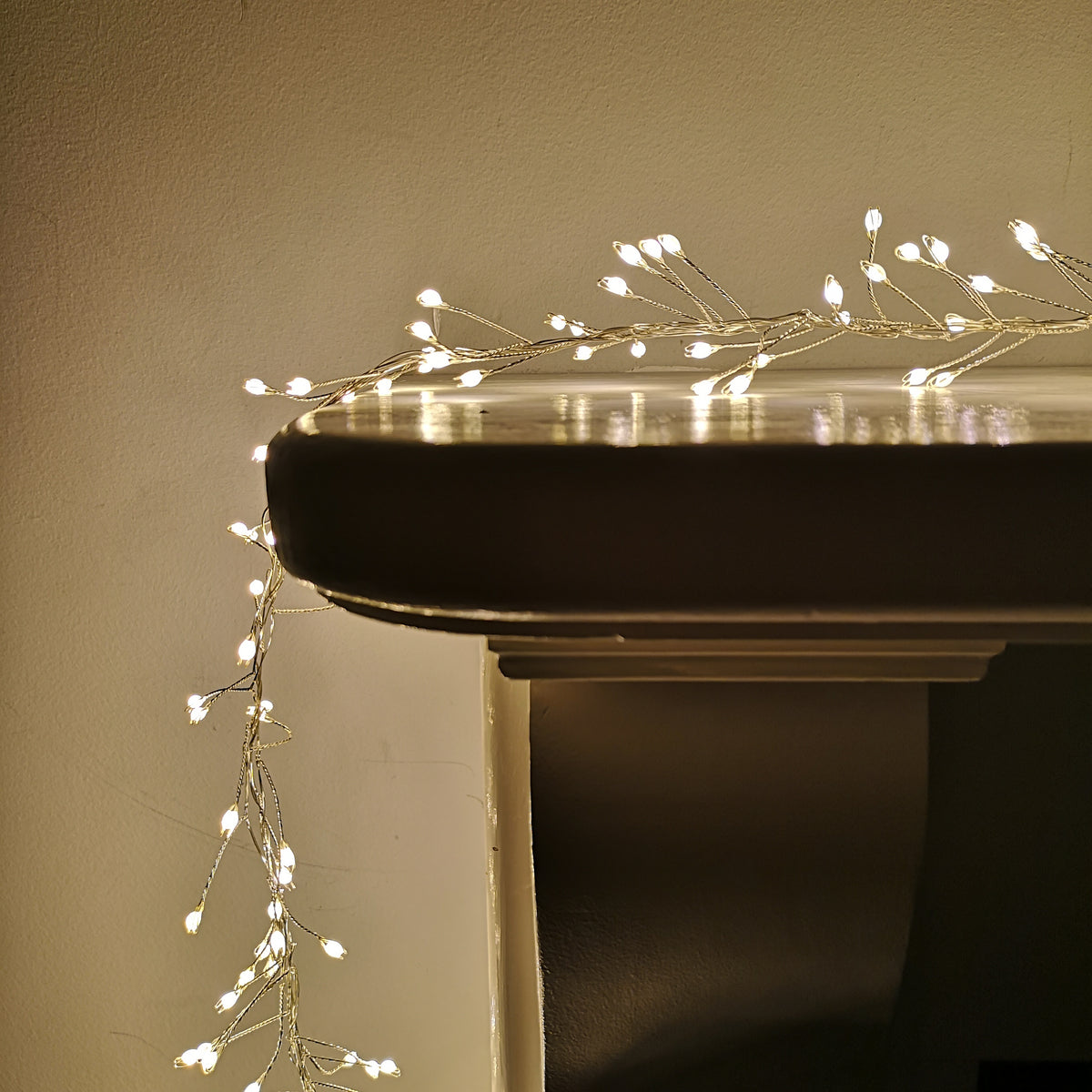 800 LED 5.5m Premier Indoor Outdoor Multi Function Christmas Cluster Lights with Timer on Silver Pin Wire in Choice of Colour