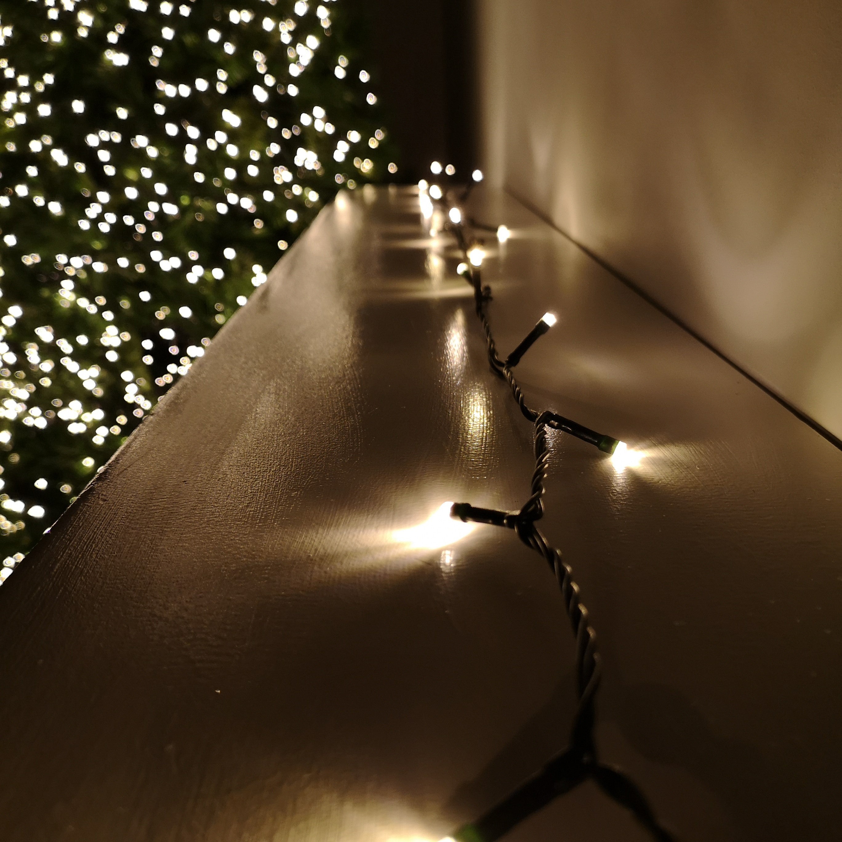 480 LED 38.3m SupaBrights Indoor Outdoor Christmas Multi Function Mains Operated String Lights Timer Warm