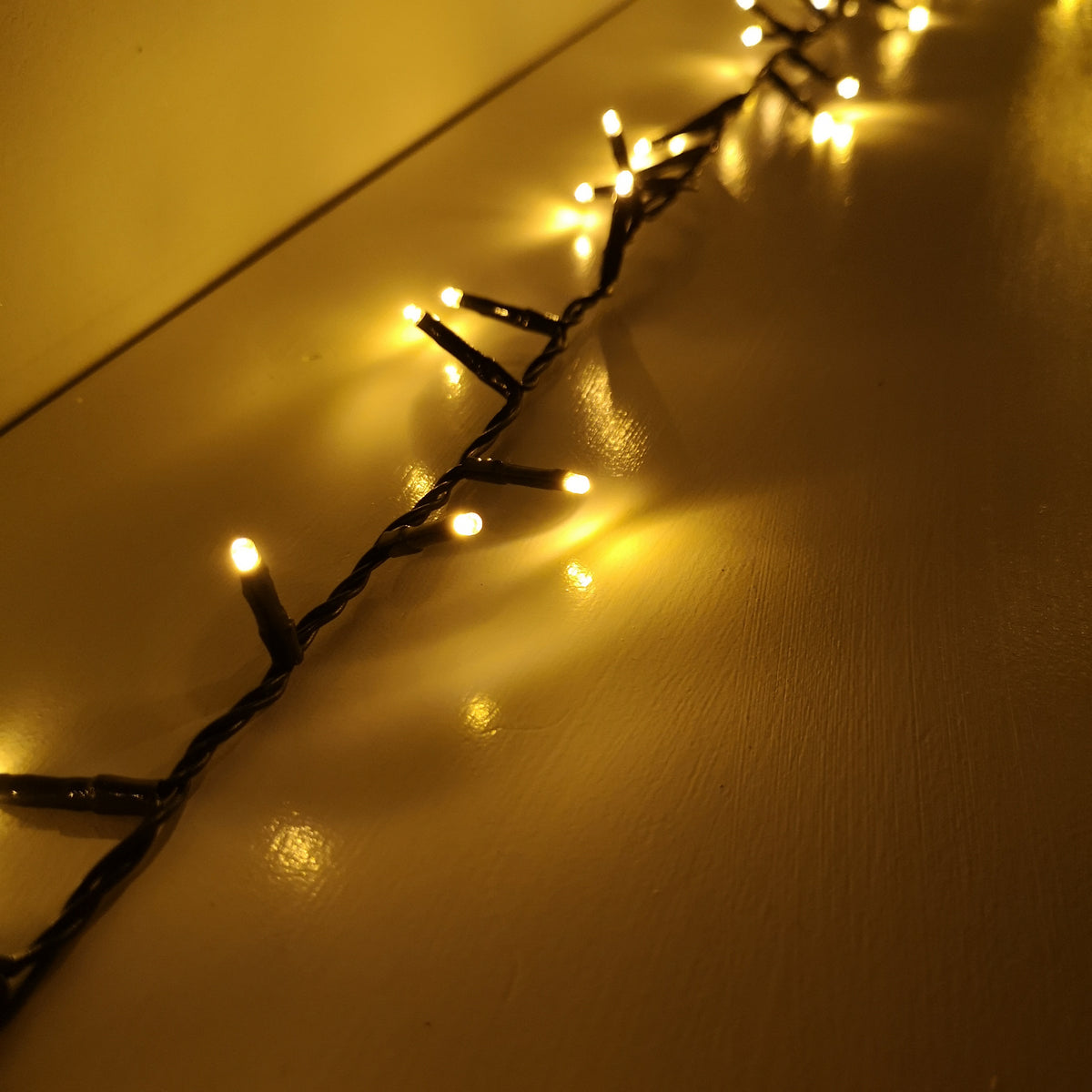 1500 LED 37.5m Premier TreeBrights Christmas Lights with TIMER in Vintage Gold