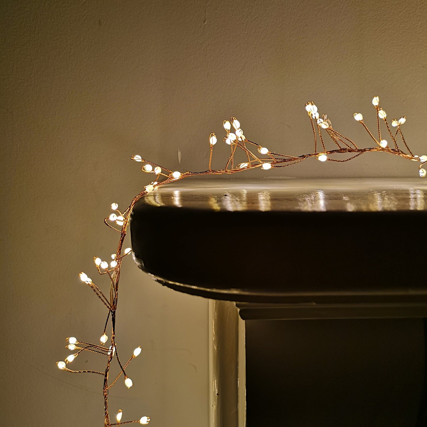 Premier Indoor Outdoor Multi Function Christmas Cluster Lights with Timer on Rose Gold Pin Wire in Choice of Size & Colour