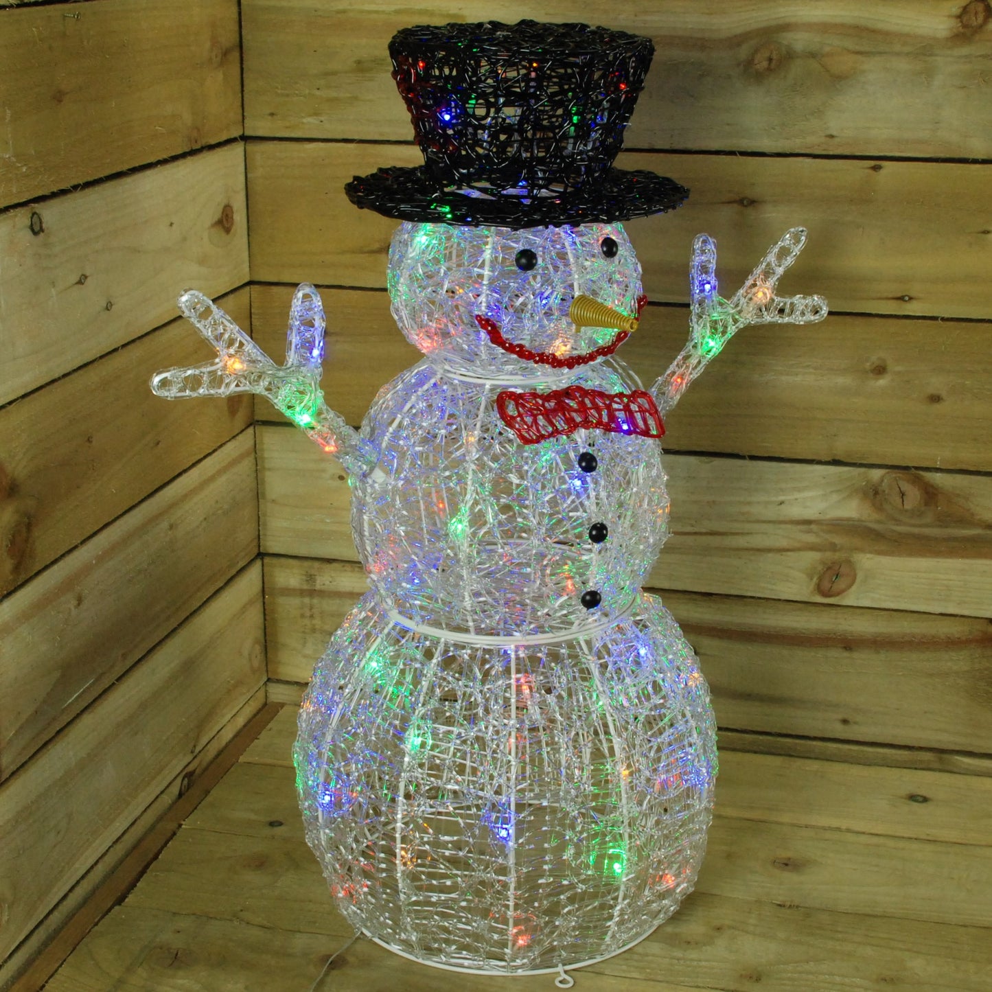 76cm Acrylic Snowman with 88