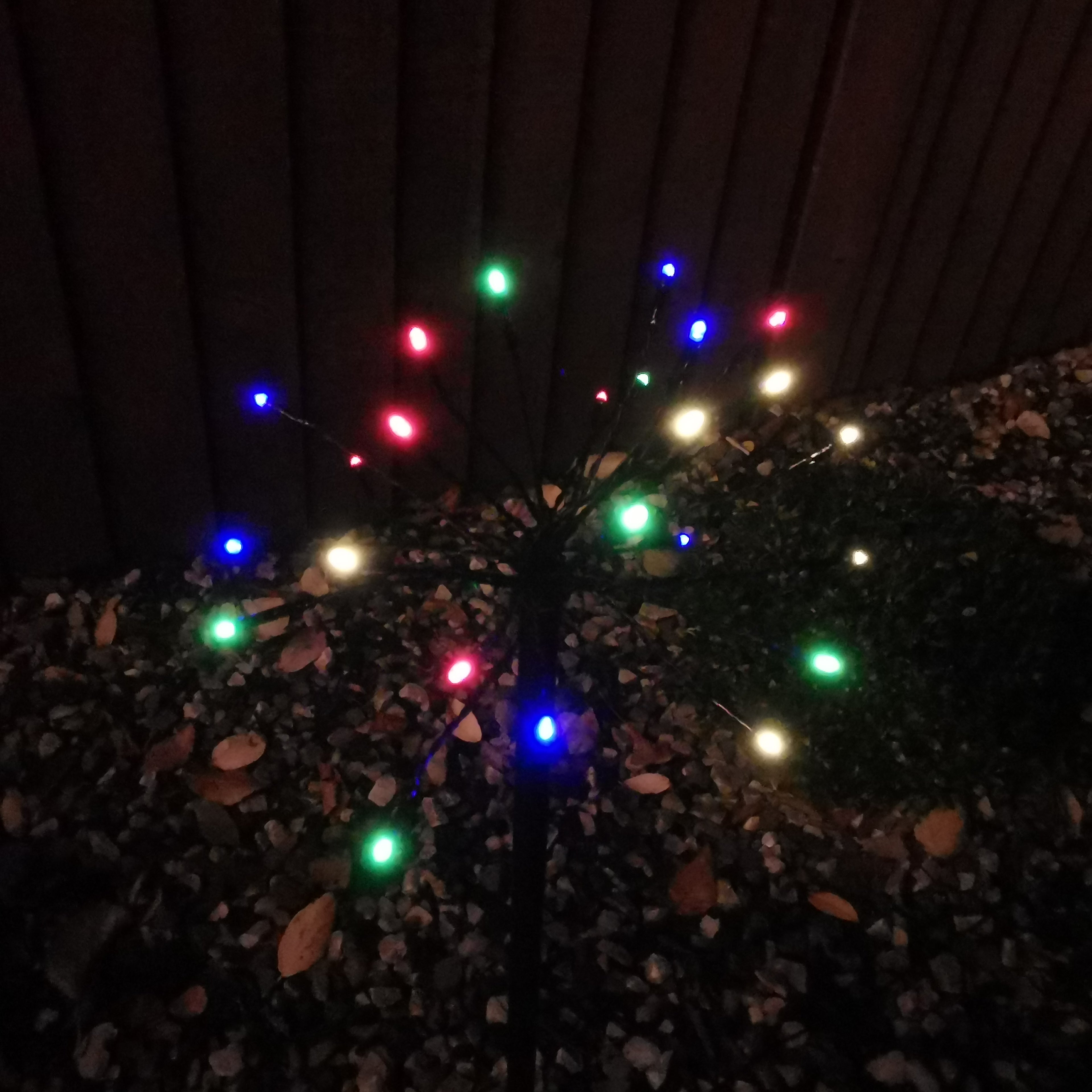 5pcs 63cm 120 LED Battery Operated Sparkler Path Lights with Timer in Multicoloured