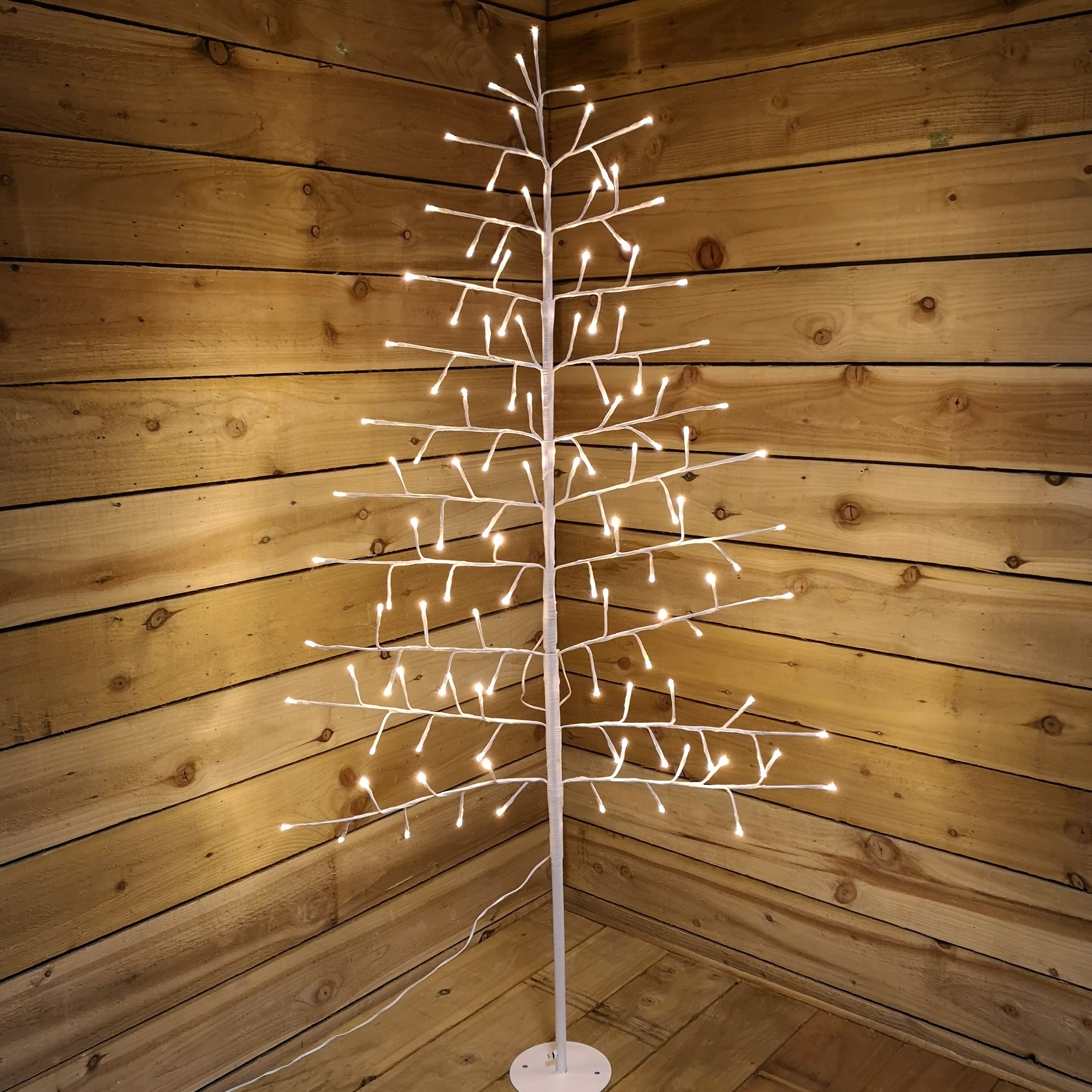 Snowtime Indoor Outdoor 1.5m Angel Tree With 116 Warm White LEDs