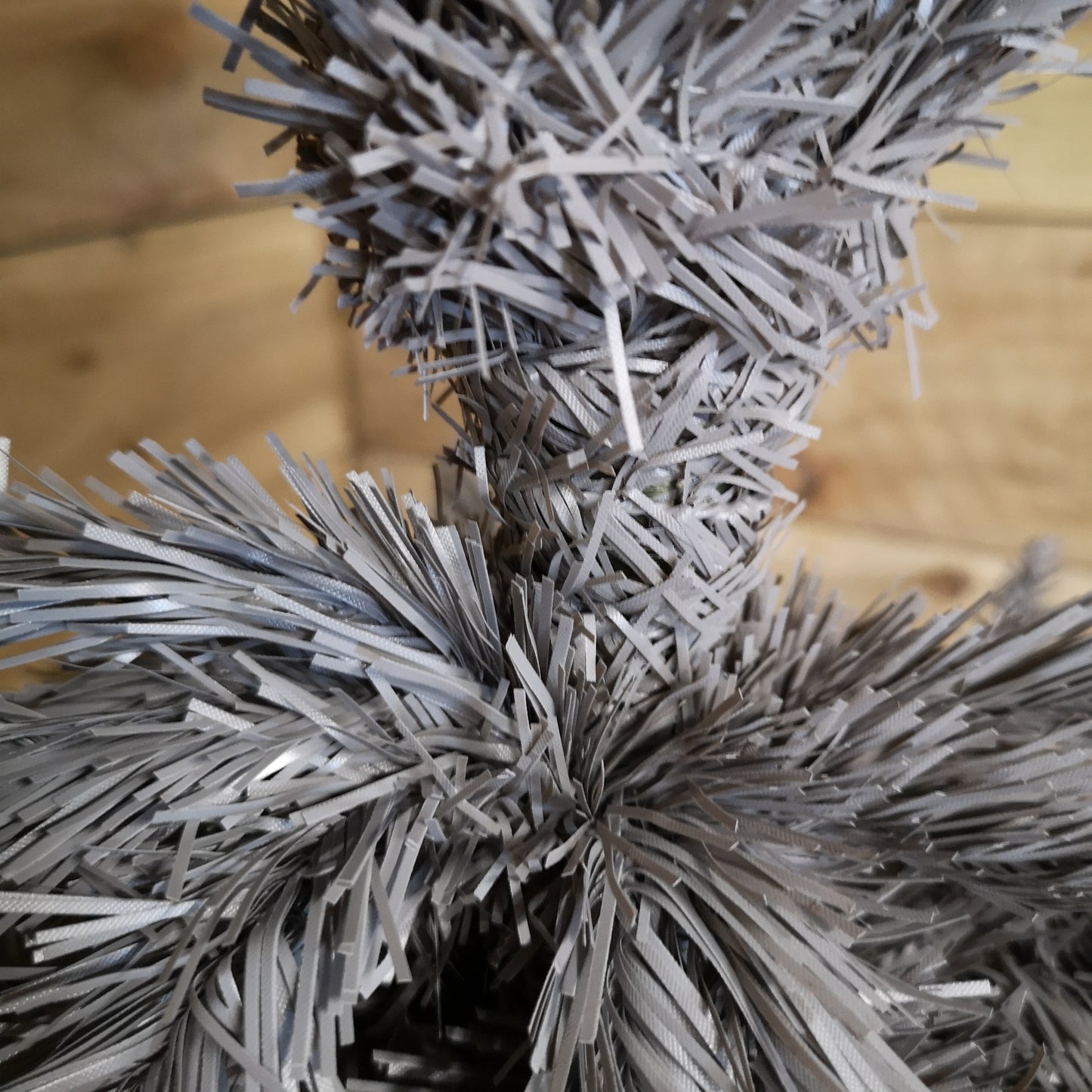Snowtime 244cm / 8ft Wrapped Pencil Pine Grey Christmas Tree with 460 Tips