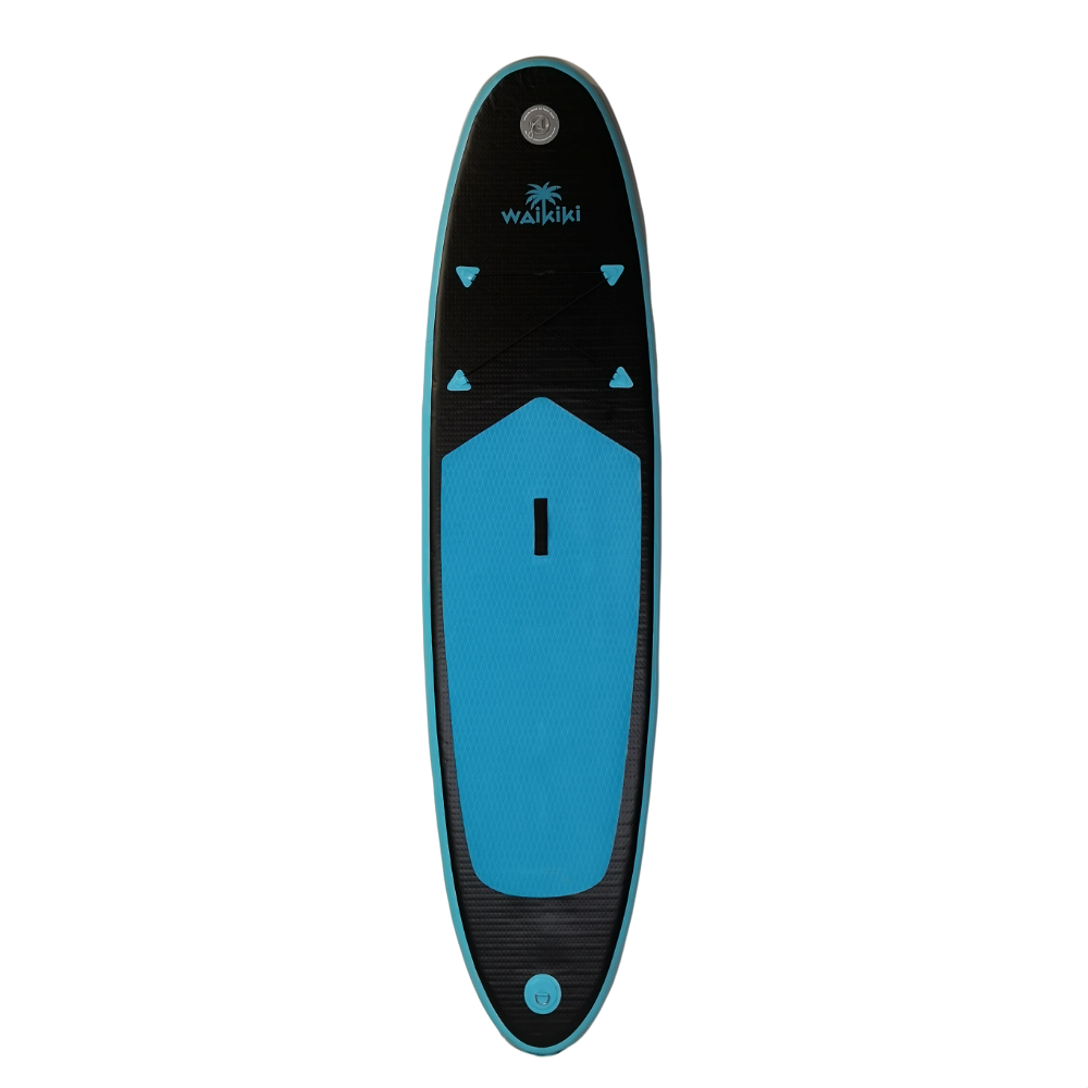 285mm Stand Up Black 'Waikiki' Inflatable Stand Up Paddle Board & Kit