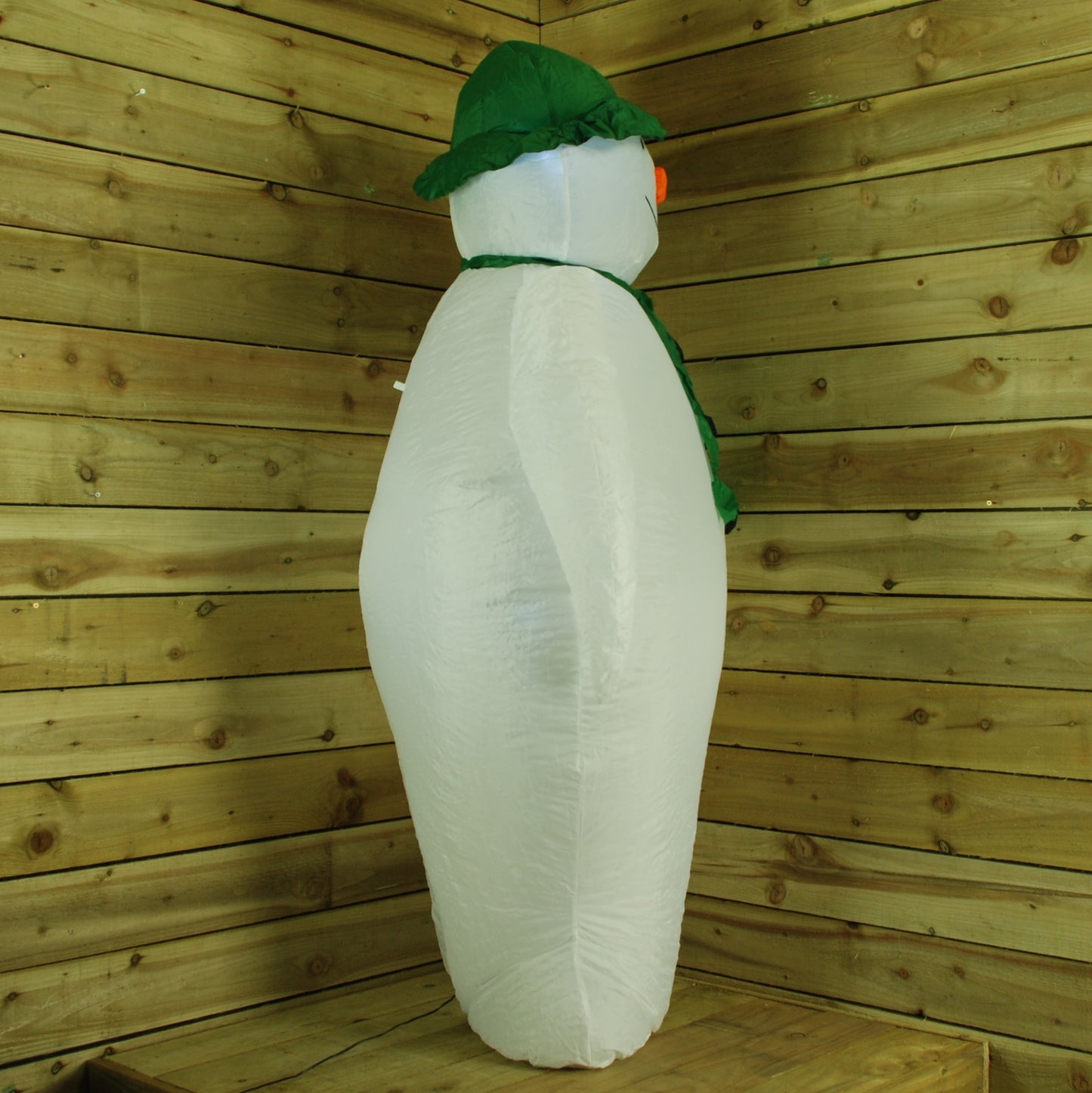 The Snowman 1.8m Inflatable Snowman 6 Ice White LEDs