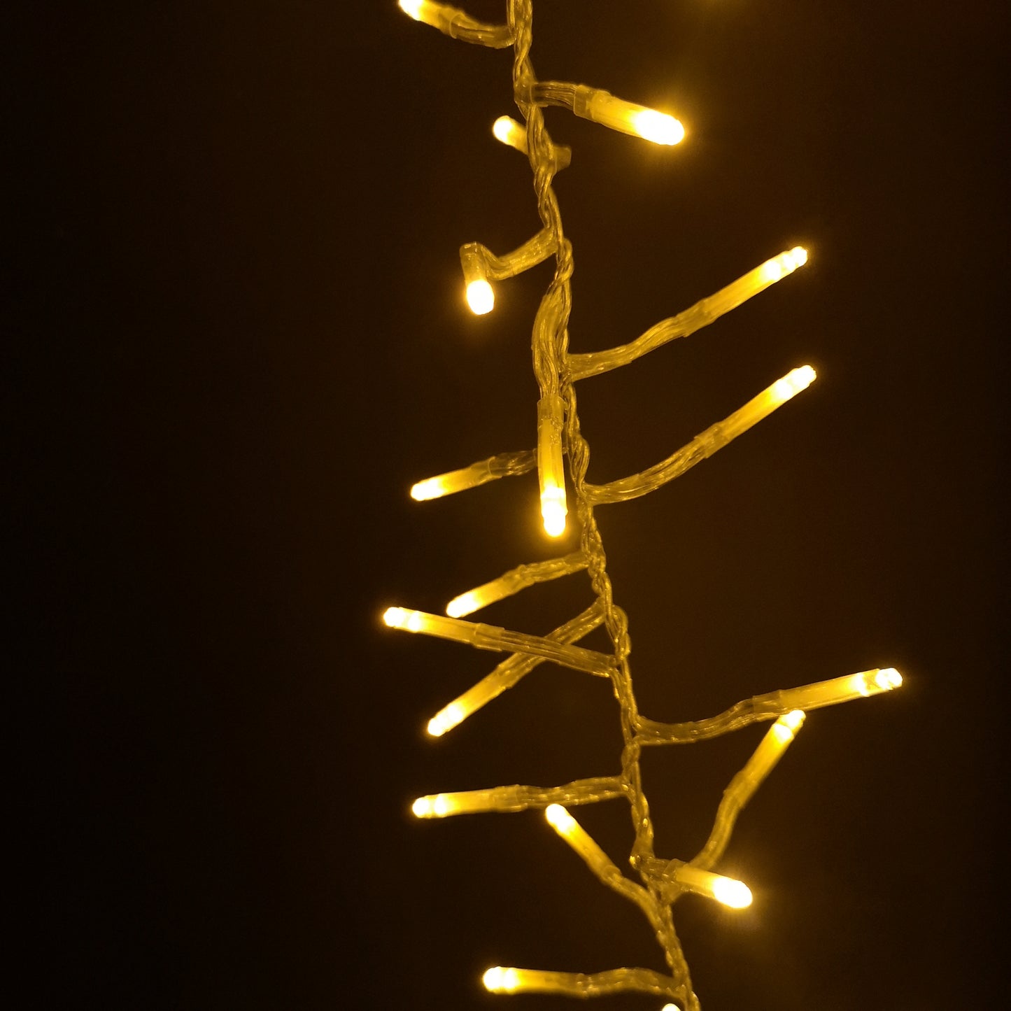 12m 960 LED Cluster Brights Multi-function Christmas Lights in Vintage Gold