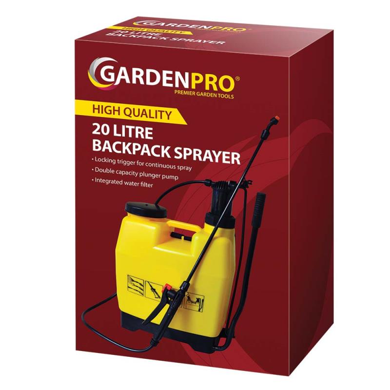 20 Litre Back Pack / Knapsack Pressure Sprayer for Weeds / Fertilizer