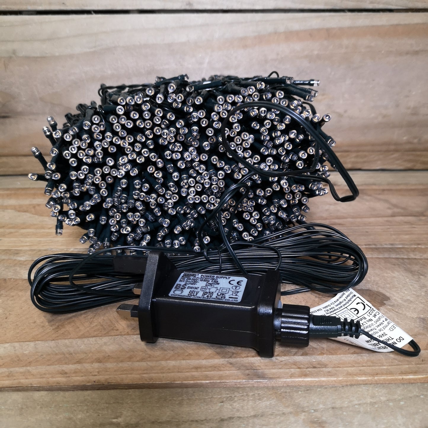 1000 LED 80m Premier SupaBrights Indoor Outdoor Christmas Multi Function Mains Operated String Lights with Timer in Rainbow