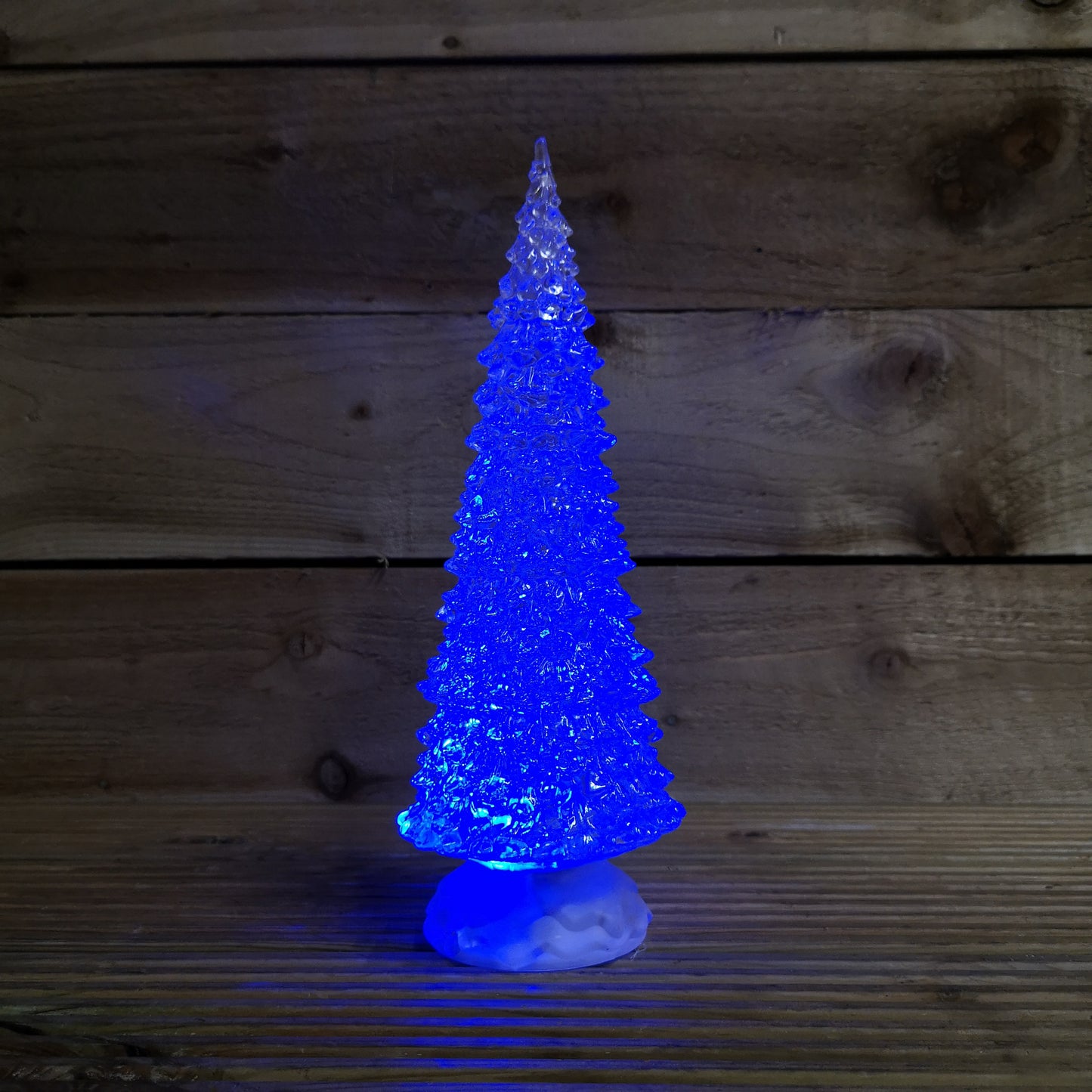 30cm Dual Power Water Spinner Christmas Tree with Timer & Colour Changing LED's