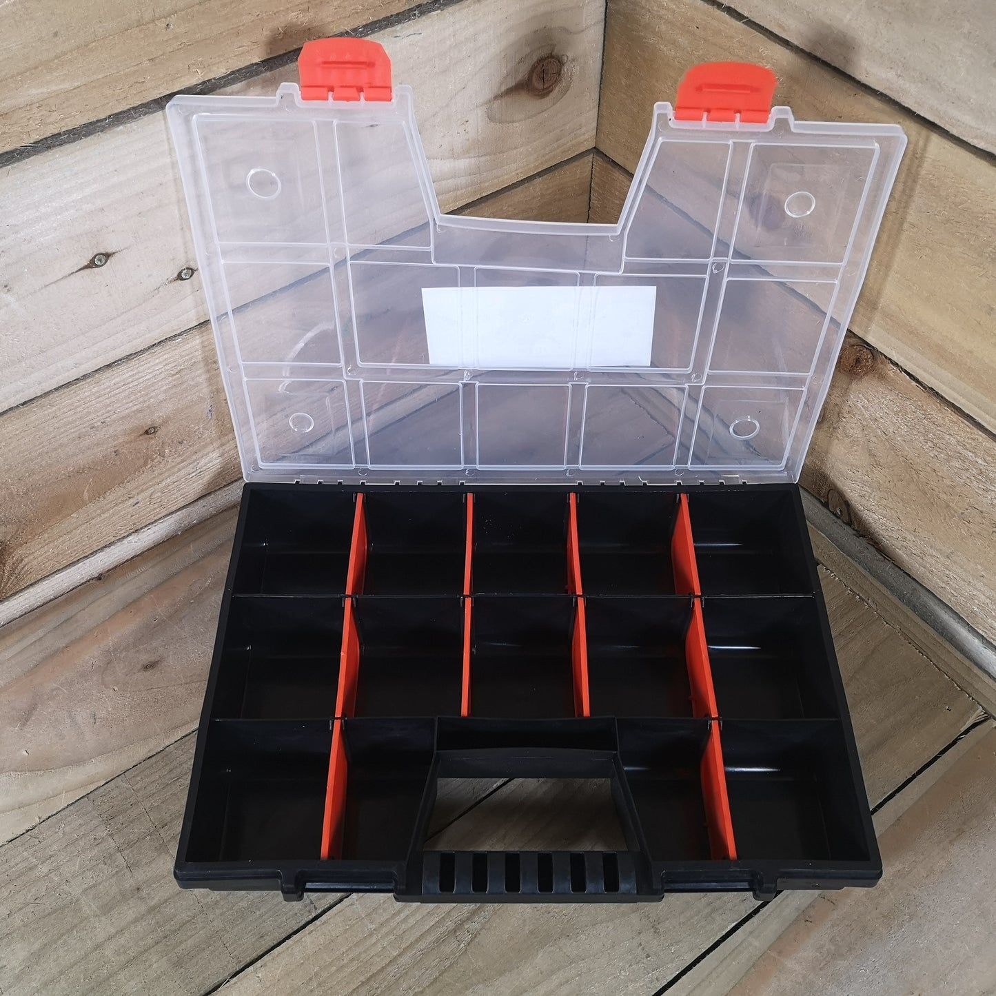 Blackspur 15 Compartments 27cm x 38cm Storage Box for Crafts / Screws etc