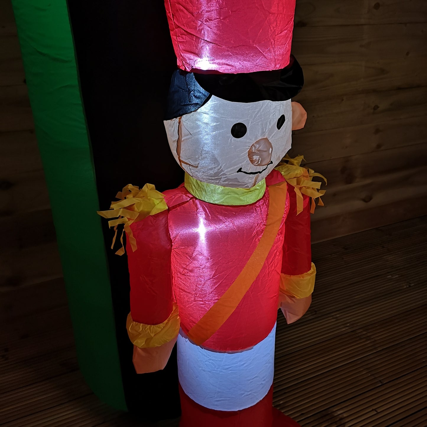 Premier Christmas 3M Toy Shop Inflatable Arch with Nutcracker Soldier Guards