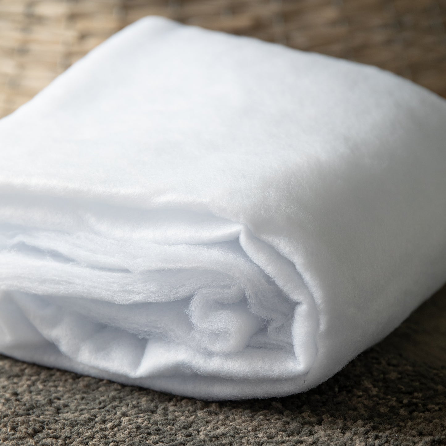 1m x 1m Roll of White Christmas Faux Snow Effect Blanket Table Drape