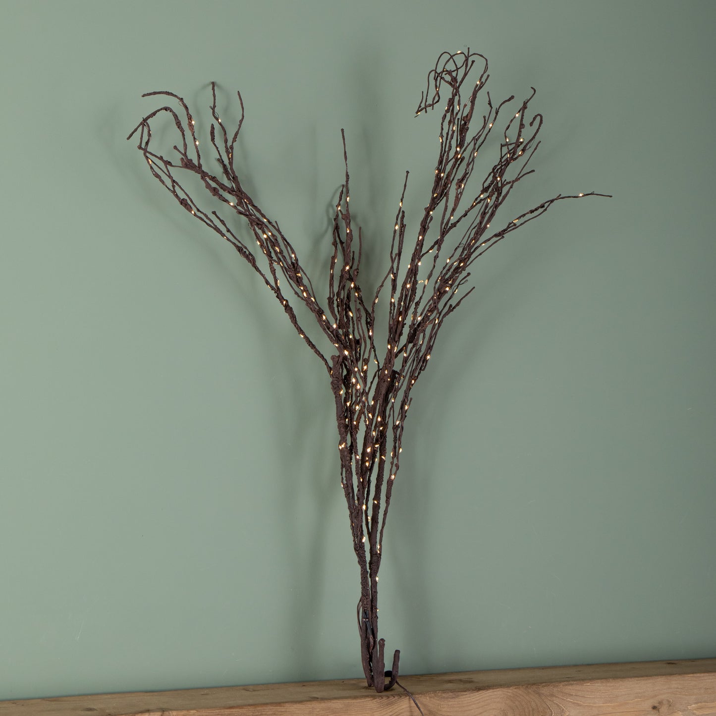 90cm Set of 3 Light up Christmas Twigs with 210 Warm White LEDs (Twigs only)