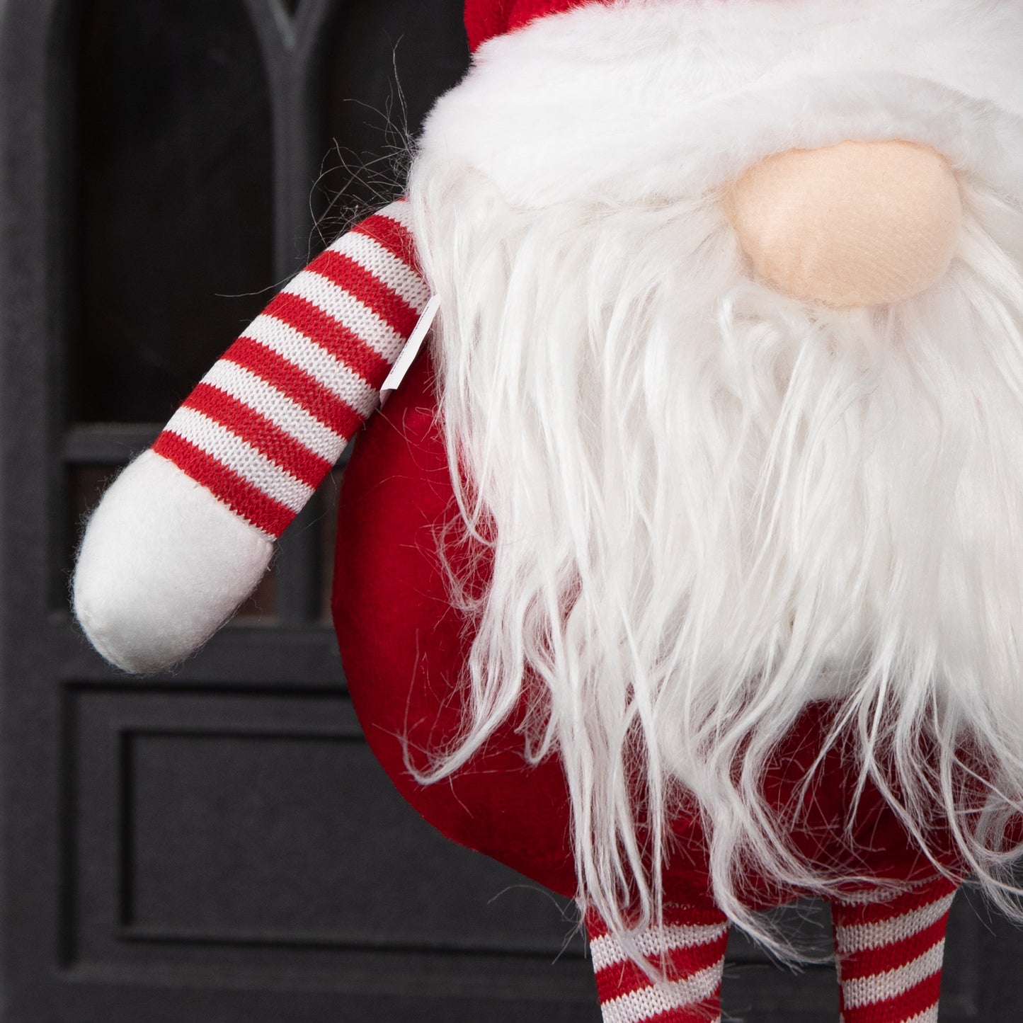 67cm Standing Plush Christmas Gonk with Grooved Hat in Red