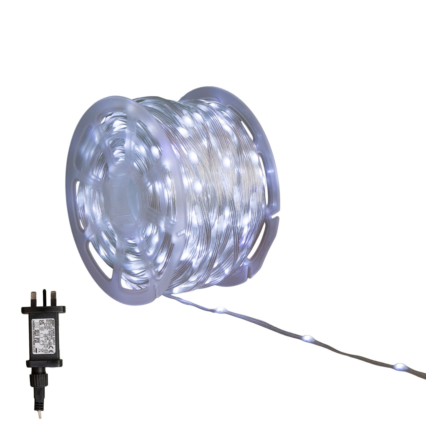 75m Light up Christmas Two Tone String Lights with 1000 Warm White & Cool White LEDs