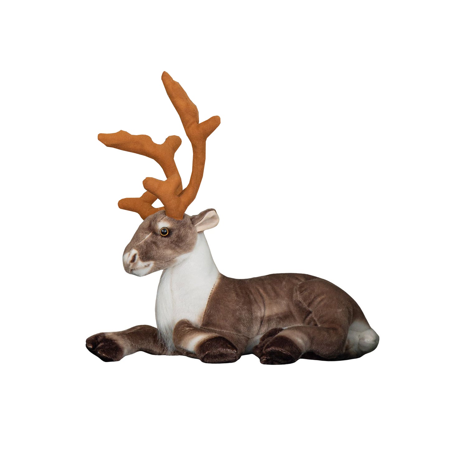 40cm Plush Soft Fabric Sitting Reindeer Christmas Cuddly Decoration