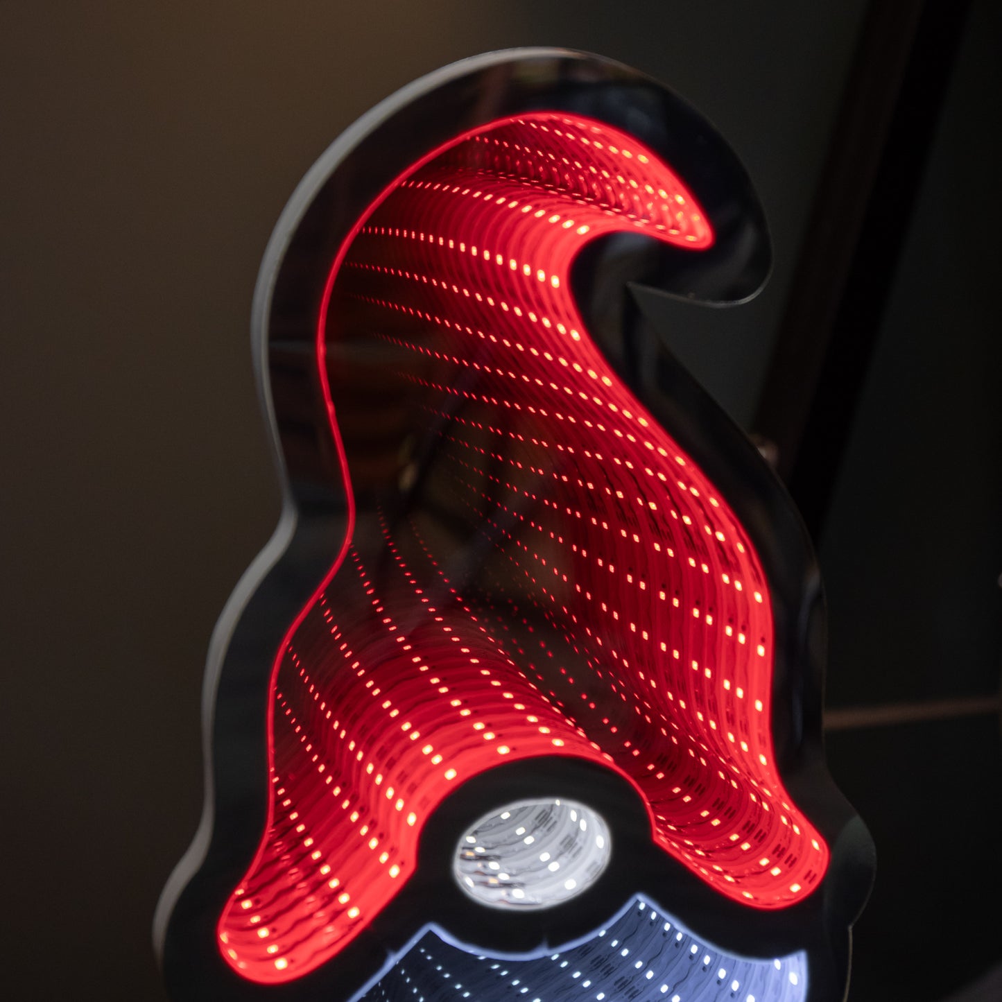 40cm LED Infinity Light Gonk Light - Red Hat