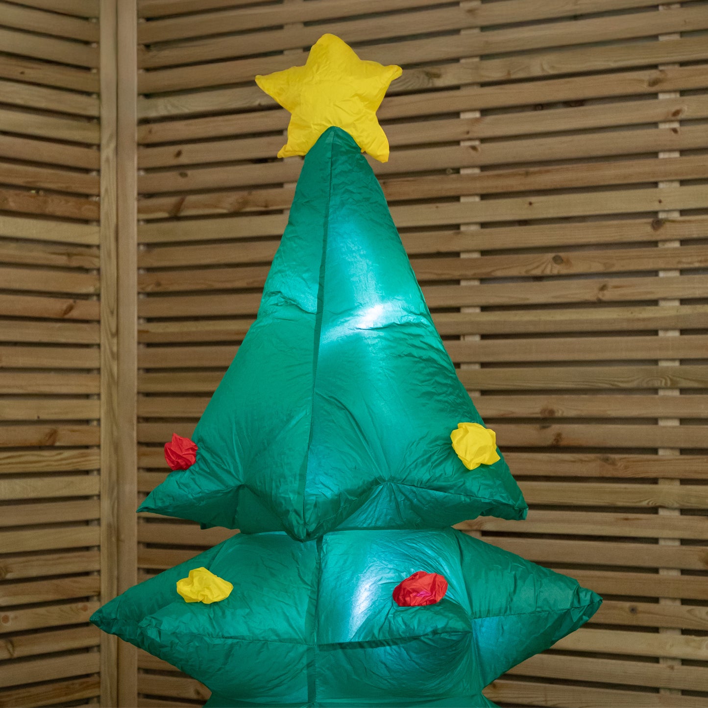 2.4m Tall Light up Christmas Tree Inflatable with Presents and LEDs