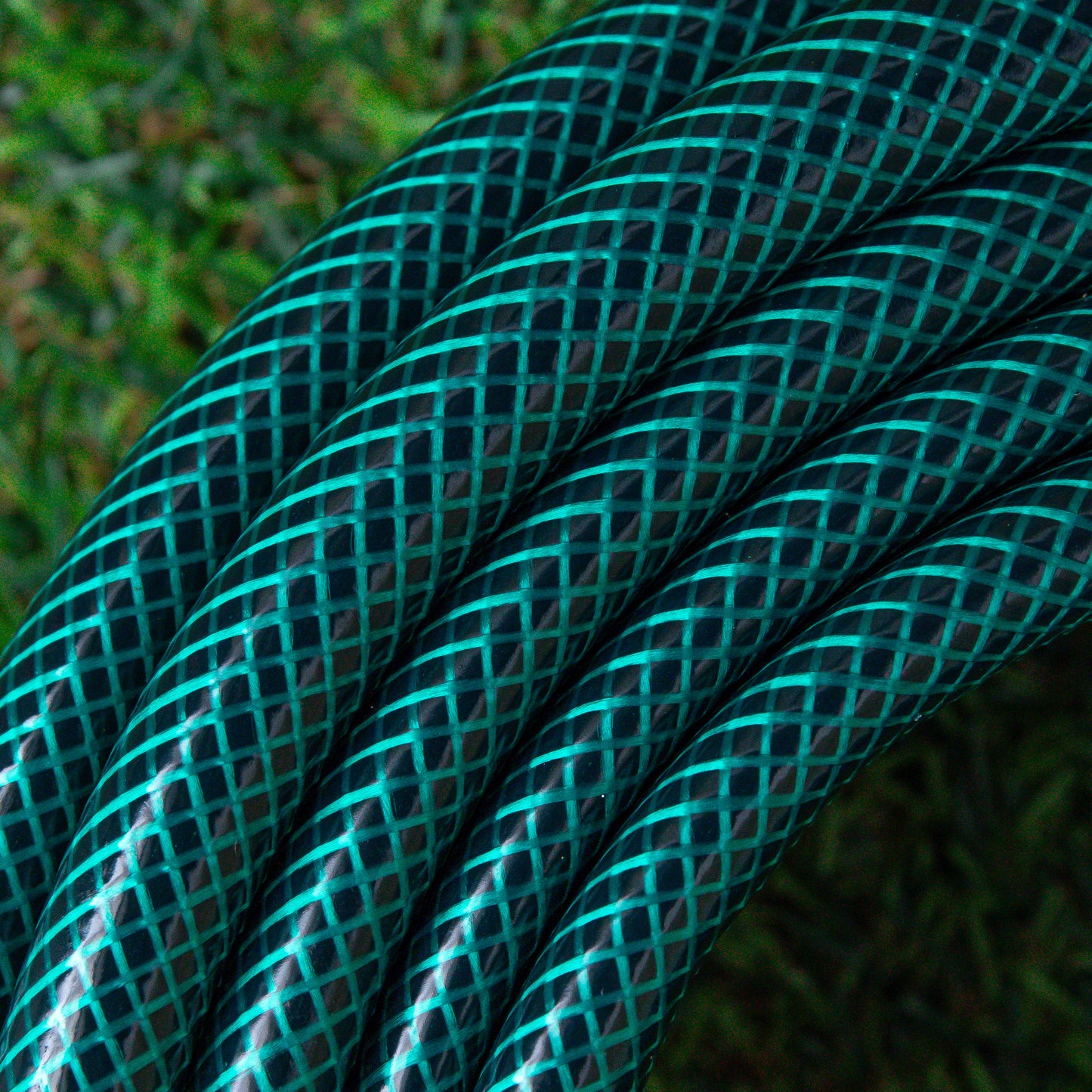 15m Reinforced Garden Hose Pipe in Green
