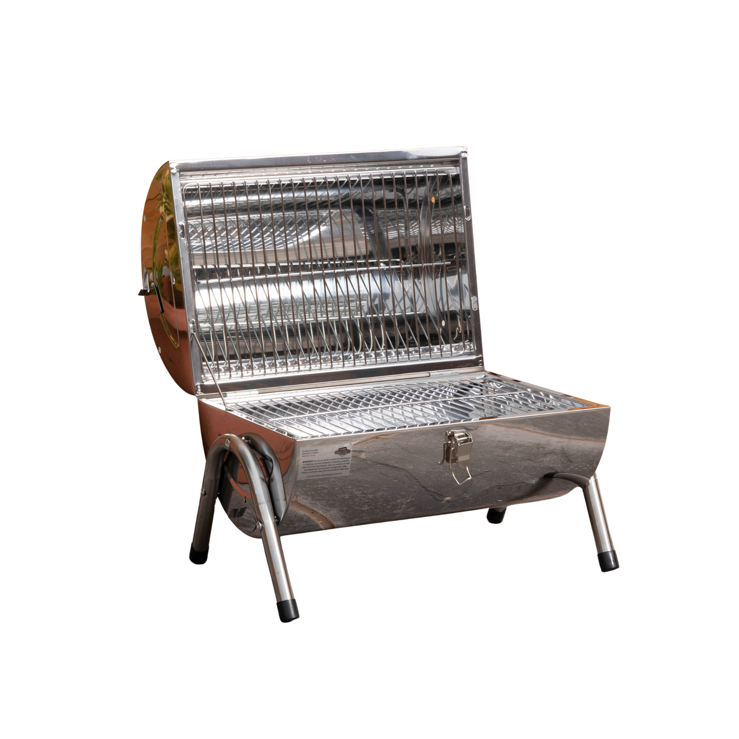 Portable Barrel Style Charcoal Camping Barbecue / BBQ