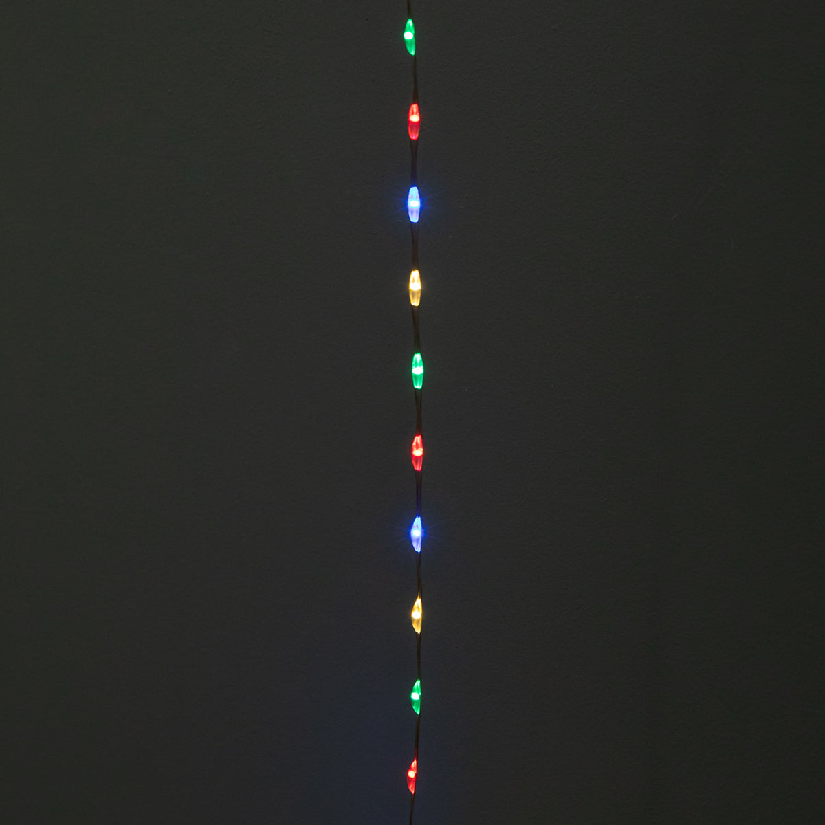 6.4m Compact MicroBrights Christmas Lights with 400 LEDs in Multi-coloured