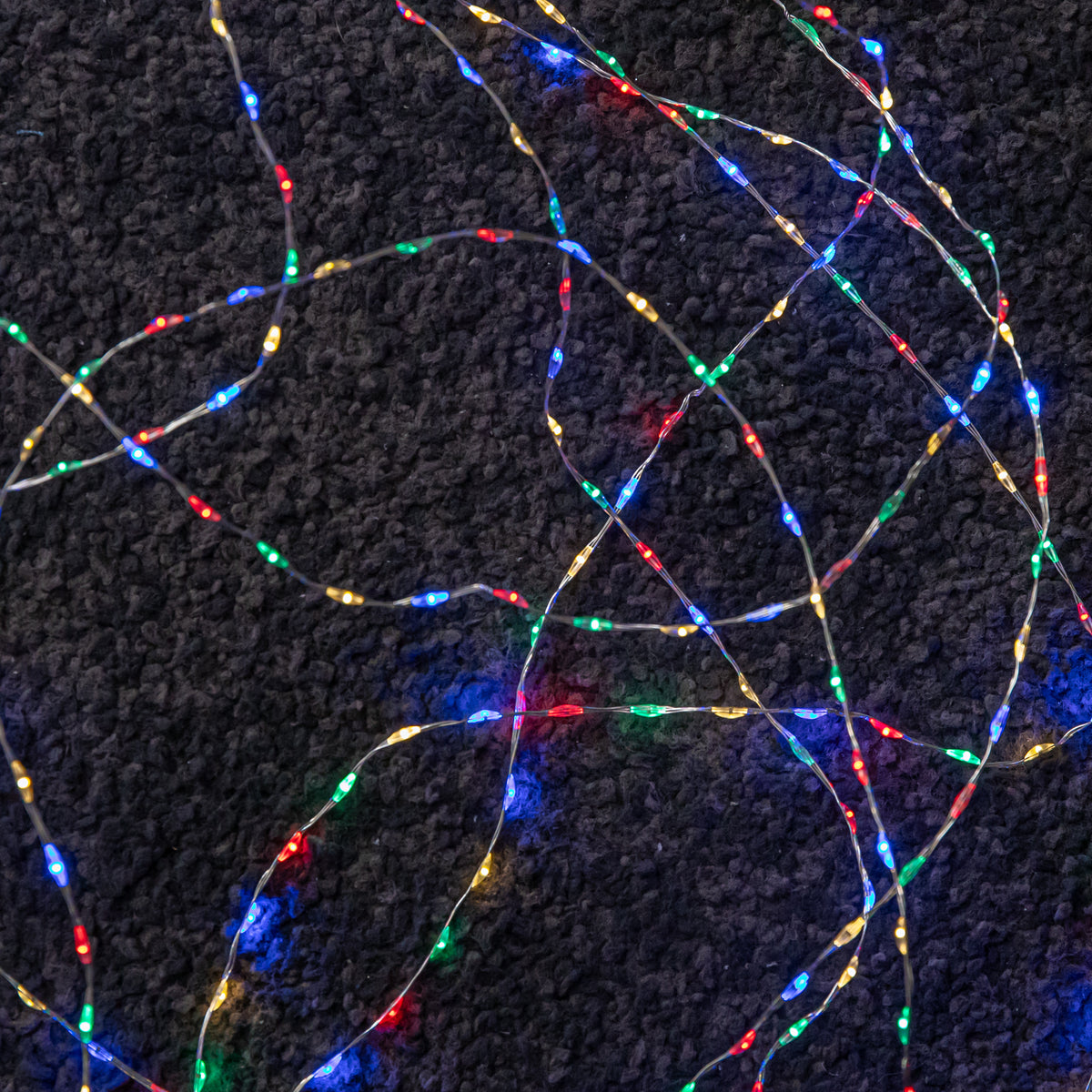 6.4m Compact MicroBrights Christmas Lights with 400 LEDs in Multi-coloured
