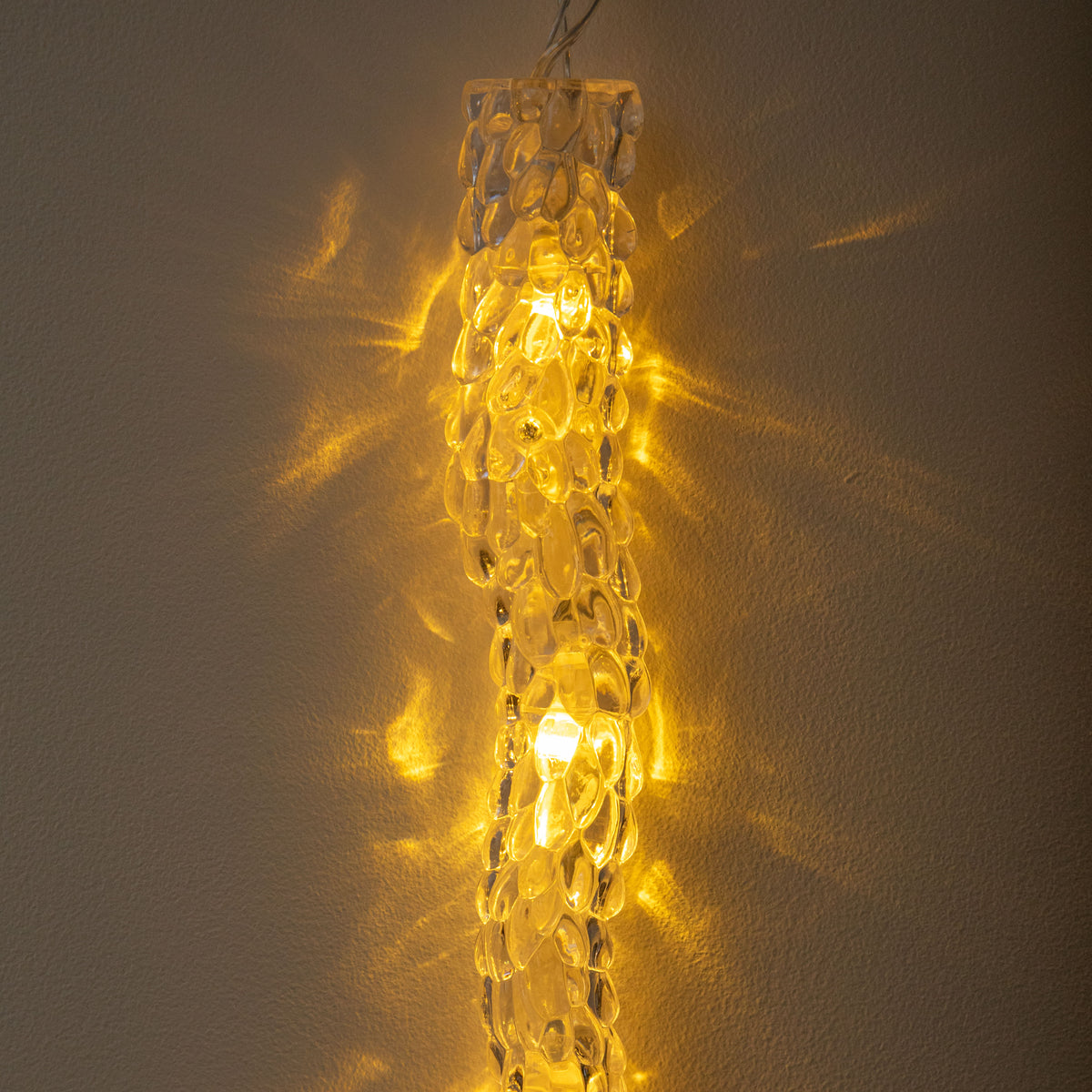 3.6m 12 Connectable Christmas Icicle Lights with 60 Multi-Action LEDs