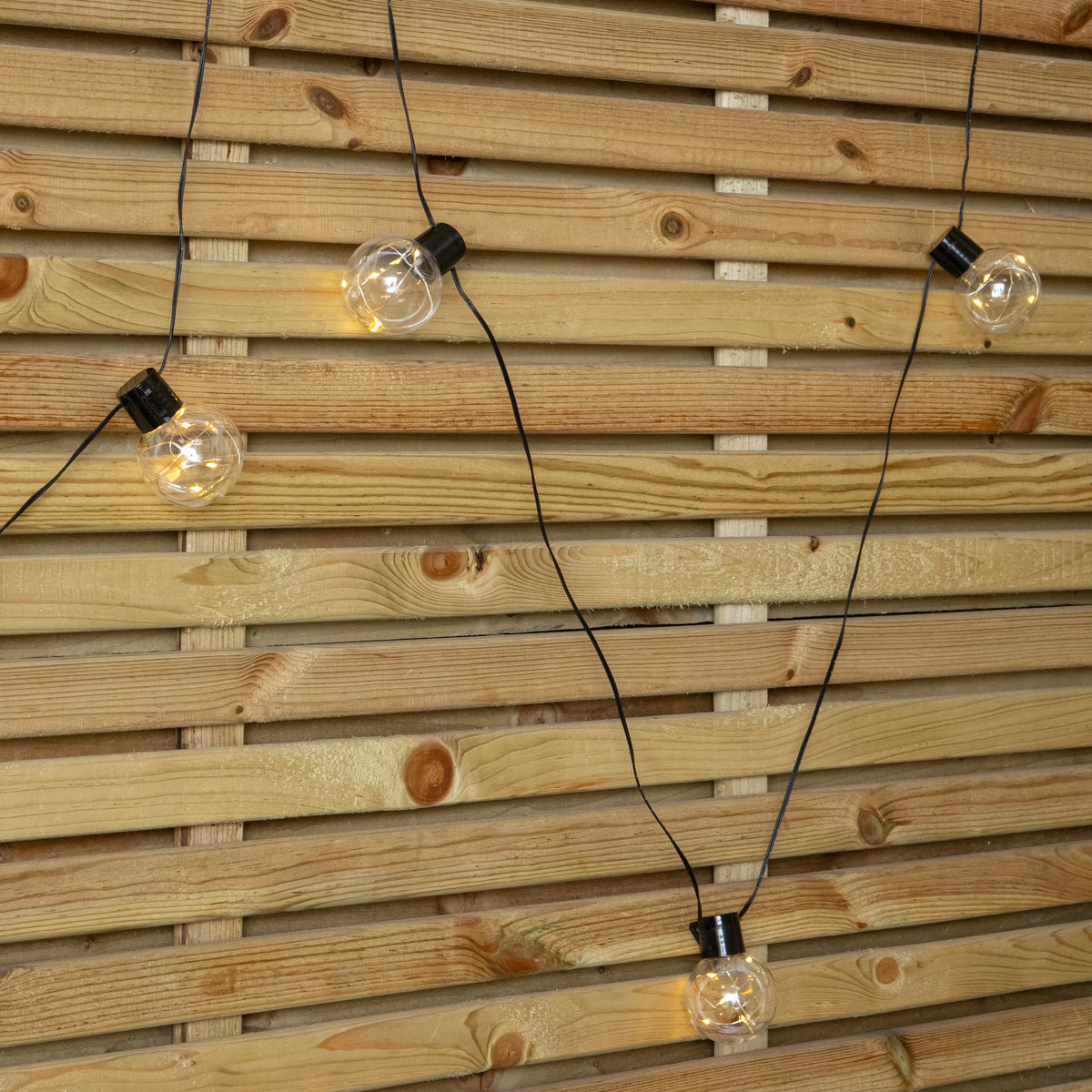 9.5m 100 LED Christmas Ball String Lights in Warm White