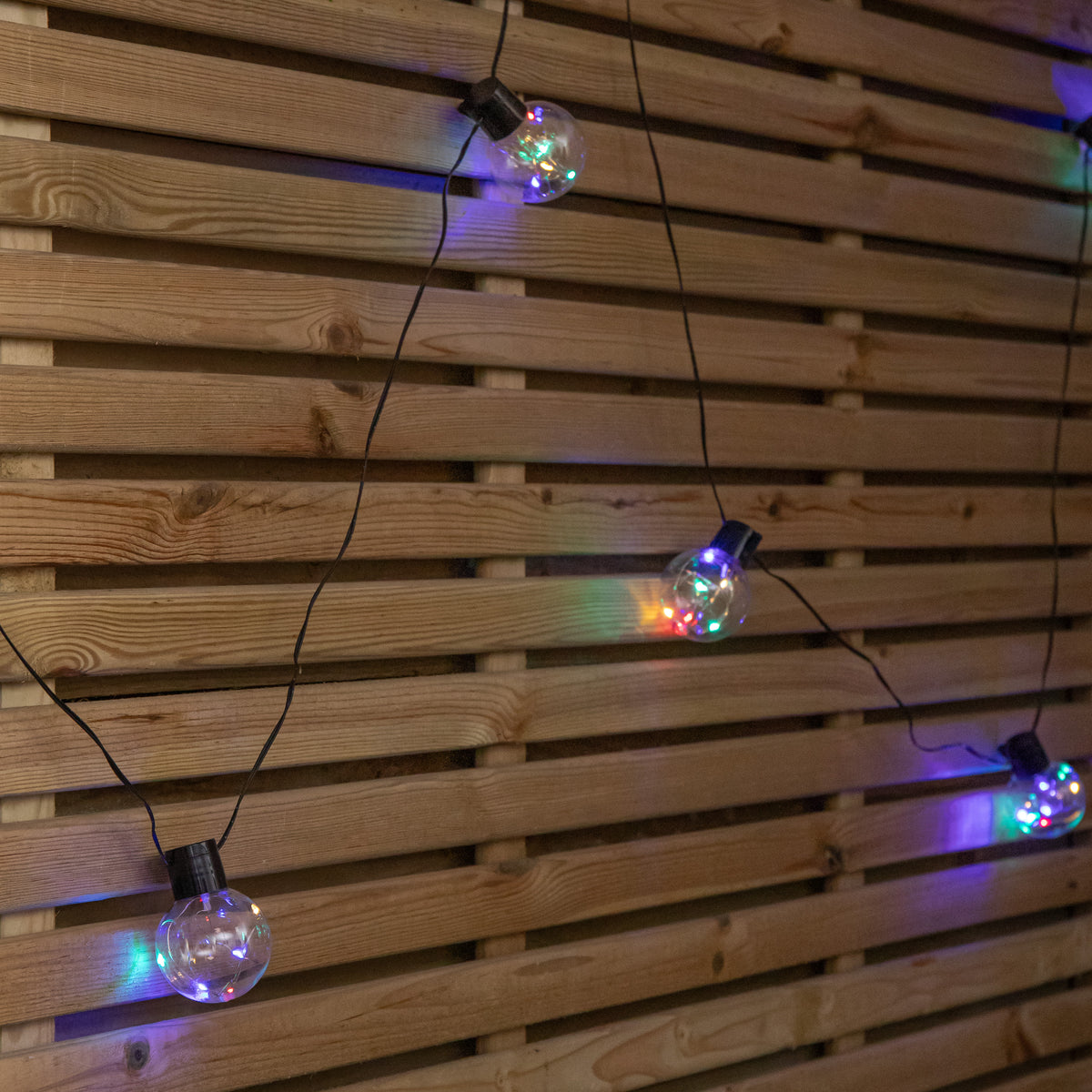 9.5m 100 LED Christmas Ball String Lights in Multi-Coloured