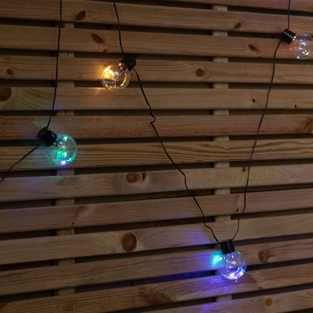9.5m 100 LED Christmas Ball String Lights in Multi-Coloured