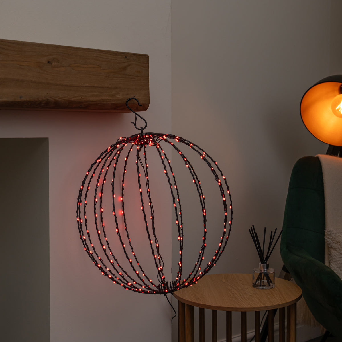 40cm Light up Colour Changing Christmas Orb with LEDs and Remote Control